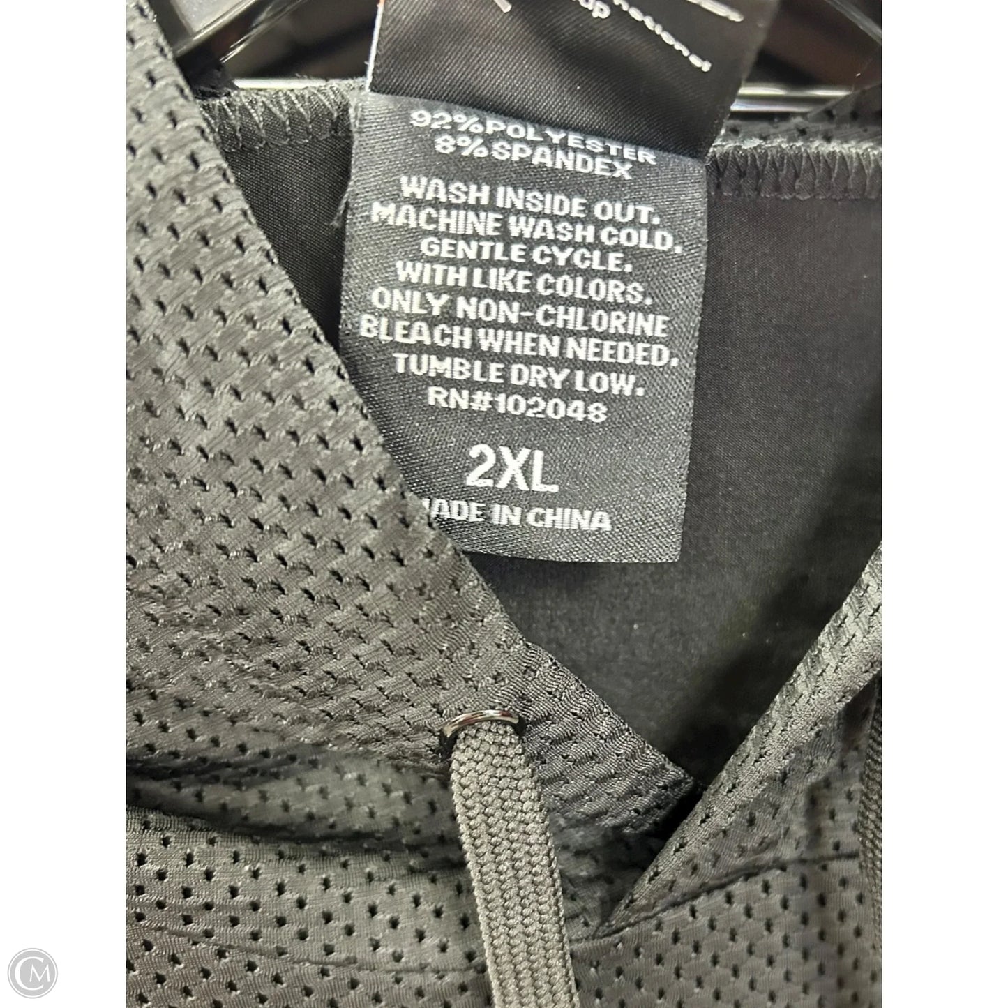 Athletic Top Long Sleeve Hoodie By Harley Davidson In Black, Size: 2x