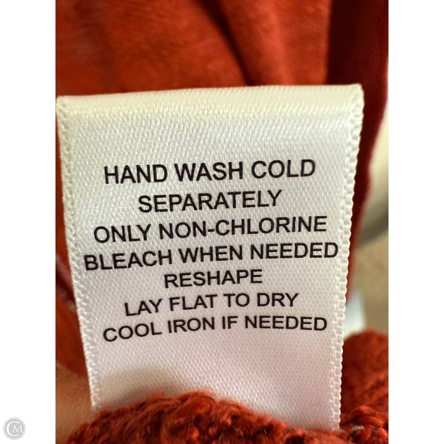 Sweater Cardigan By Clothes Mentor In Orange, Size: 2x