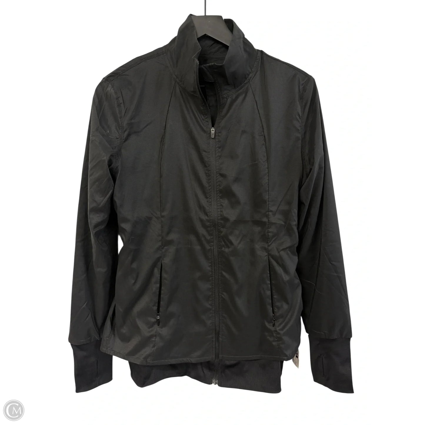 Jacket Windbreaker By Zyia In Black, Size: S