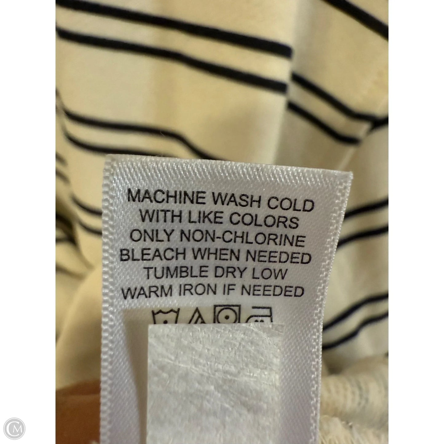 Sweatshirt Crewneck By Maurices In Black & White, Size: L