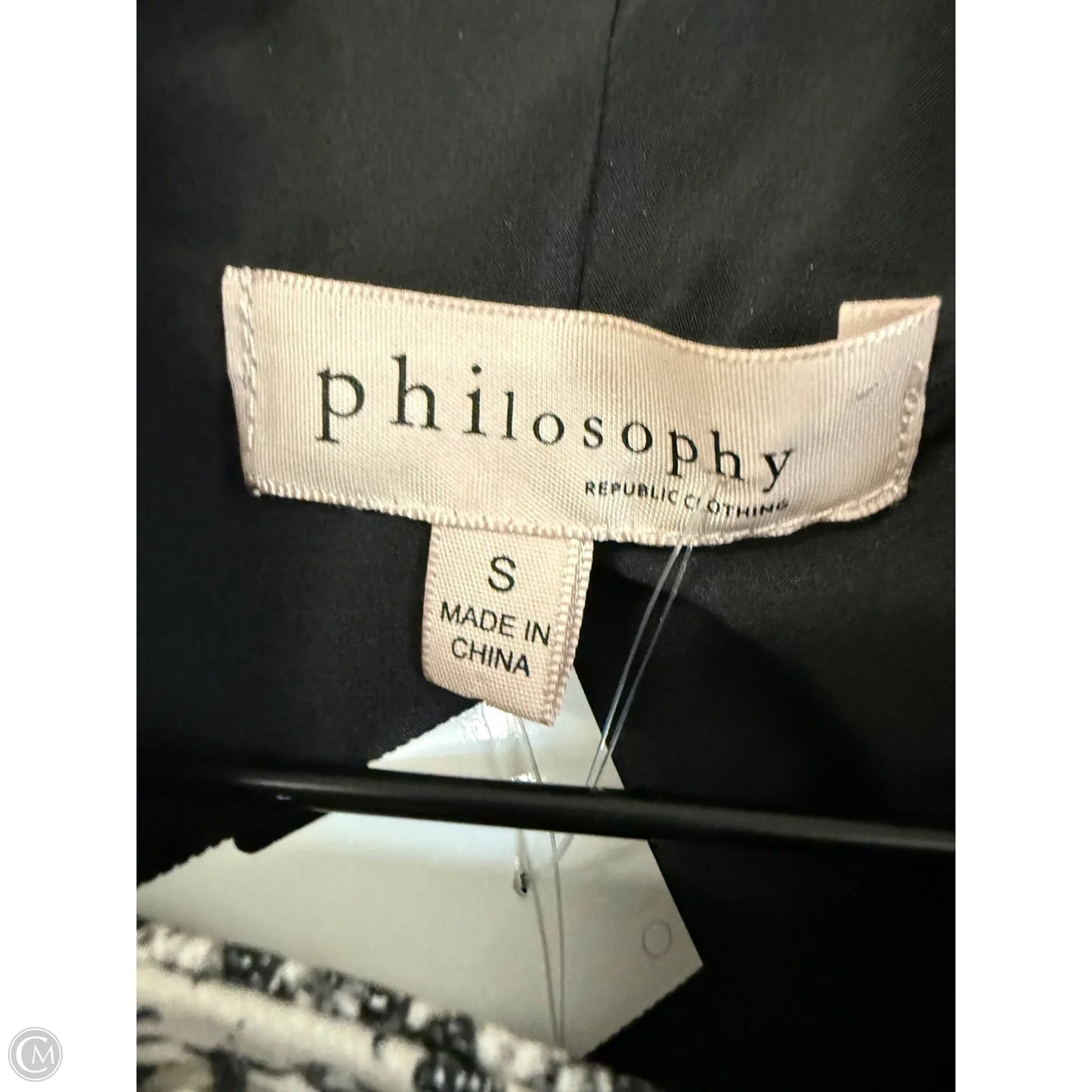 Jacket Moto By Philosophy In Snakeskin Print, Size: S