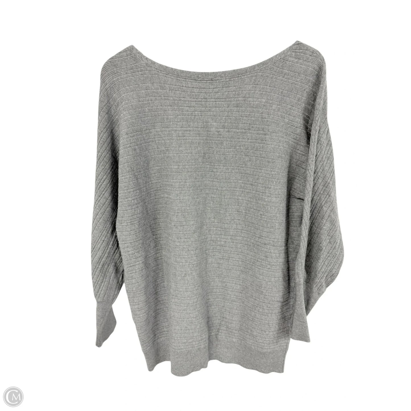 Sweater By Chicos In Grey, Size: L
