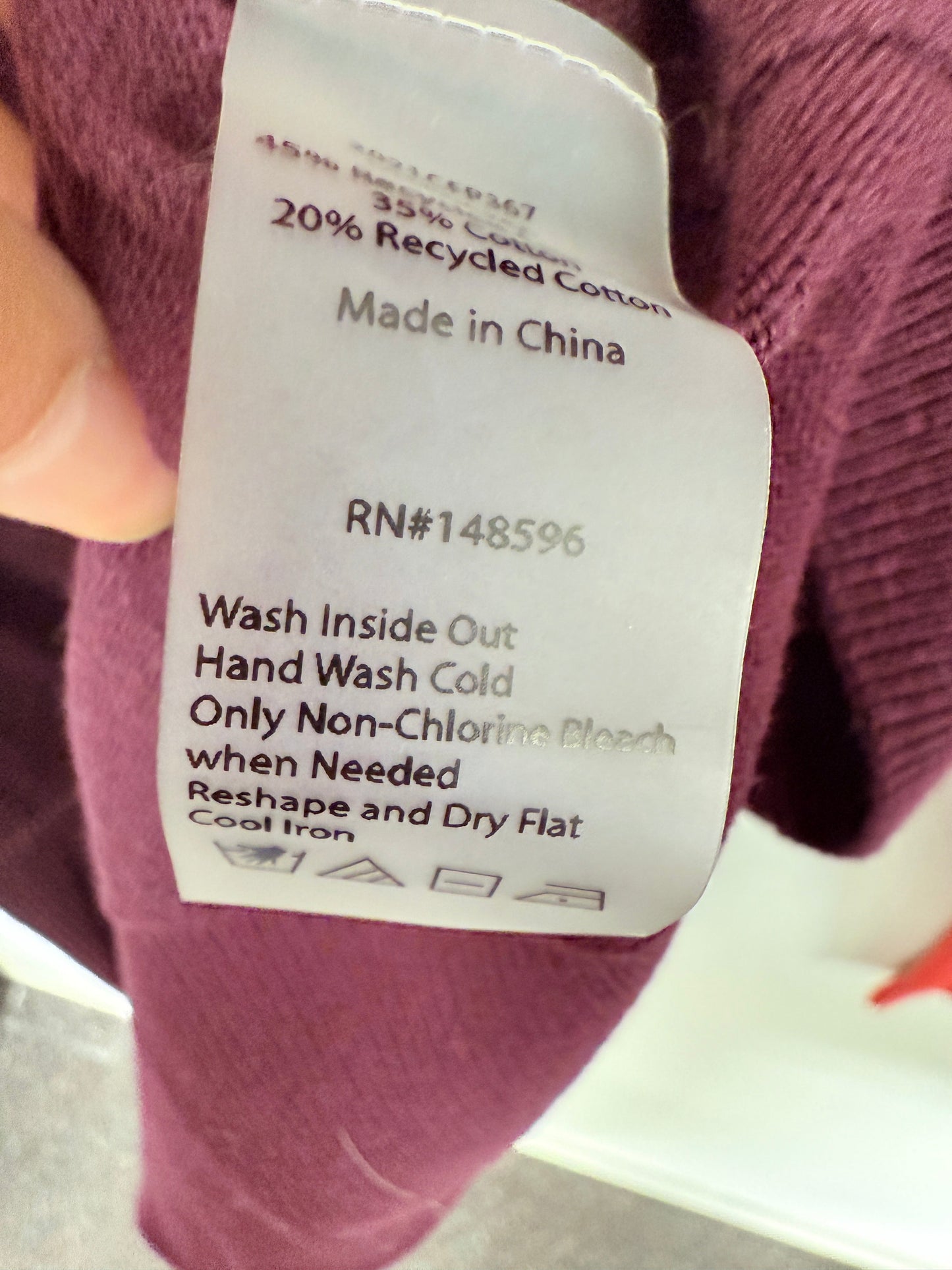 Sweater By Cmc In Maroon, Size: 3x