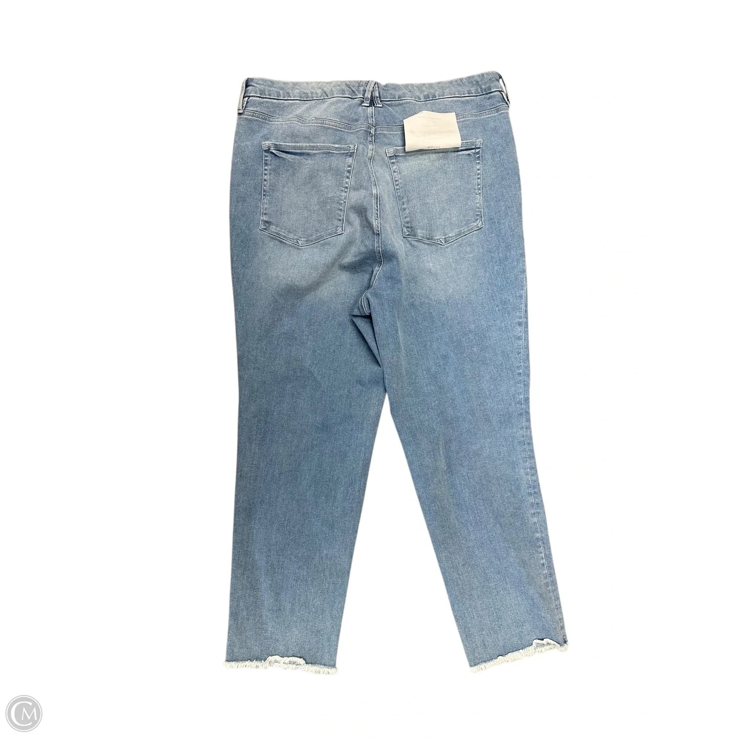 Jeans Straight By Good American In Blue Denim, Size: 3x