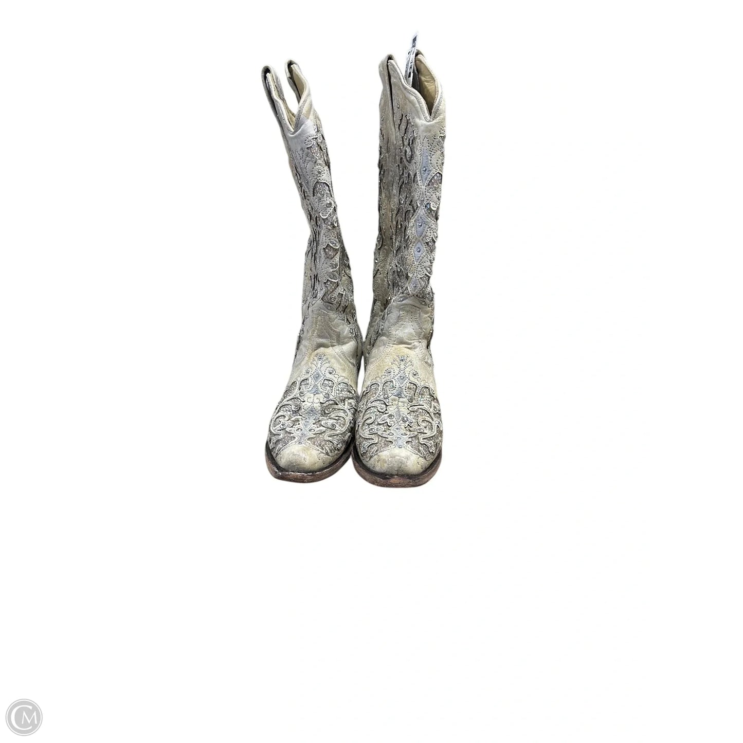 Boots Western By Corral In Cream, Size: 9