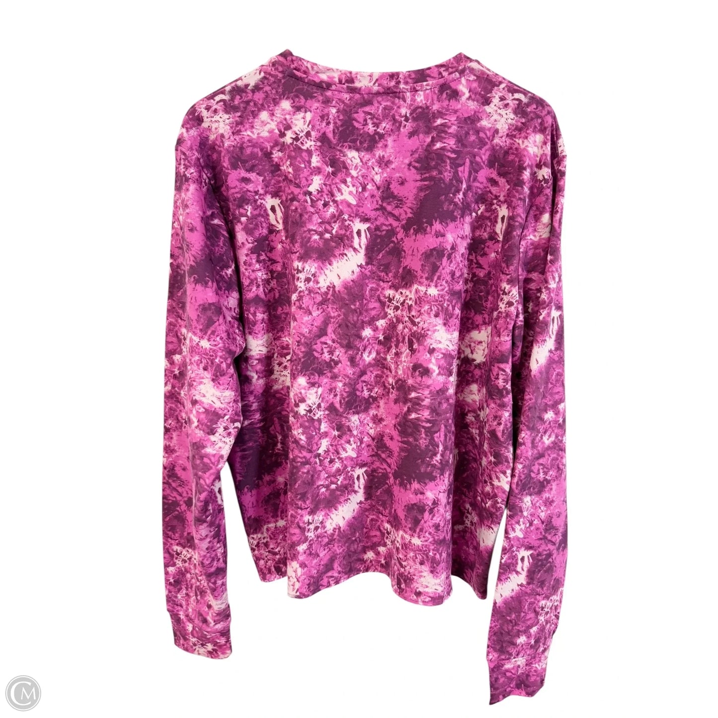 Athletic Top Long Sleeve Crewneck By Under Armour In Pink, Size: Xxl