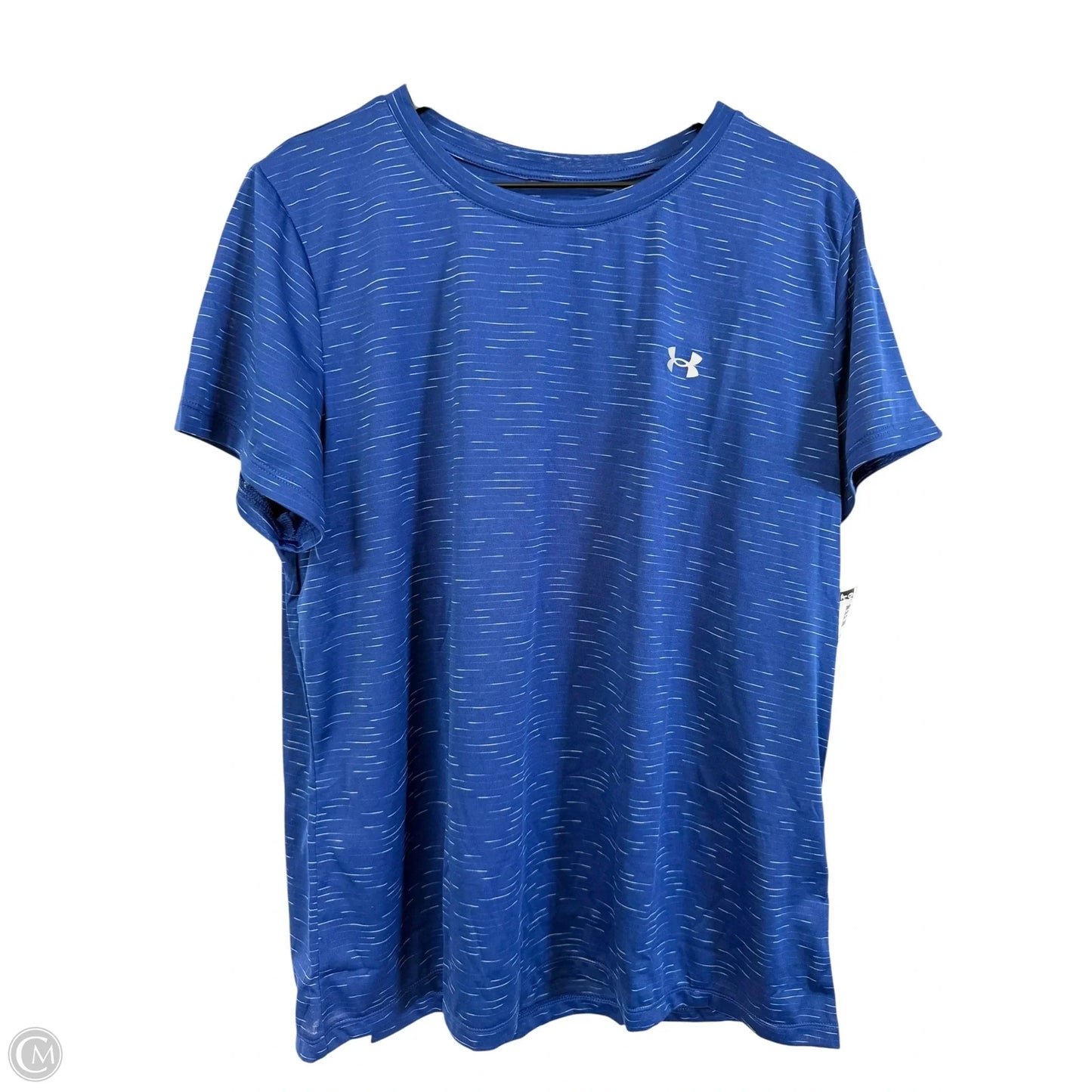Athletic Top Short Sleeve By Under Armour In Blue, Size: Xxl