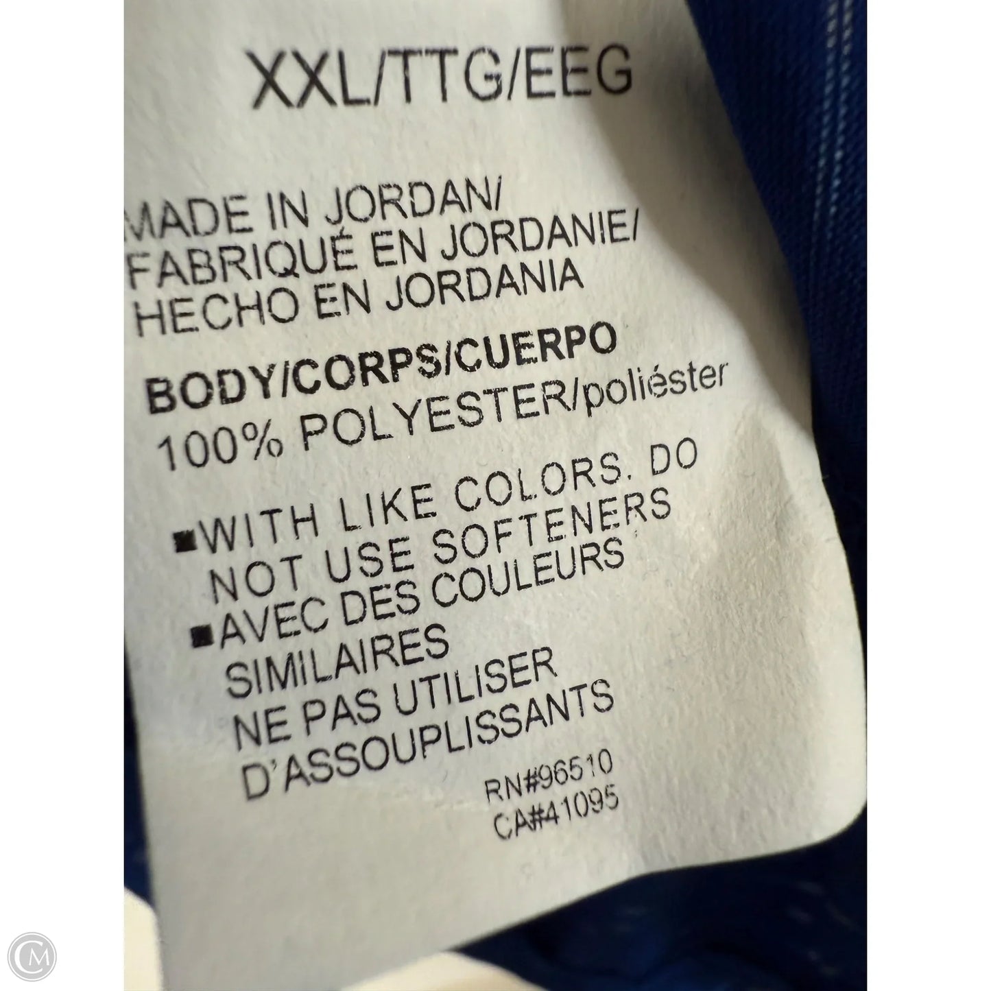 Athletic Top Short Sleeve By Under Armour In Blue, Size: Xxl