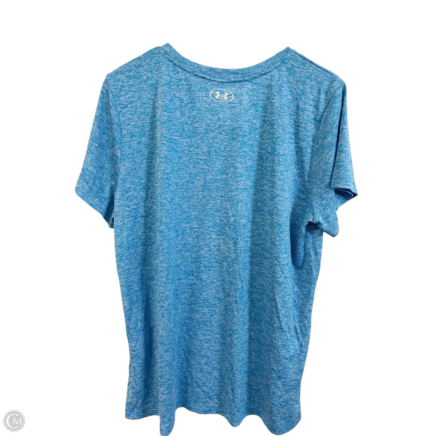 Athletic Top Short Sleeve By Under Armour In Blue, Size: 2x