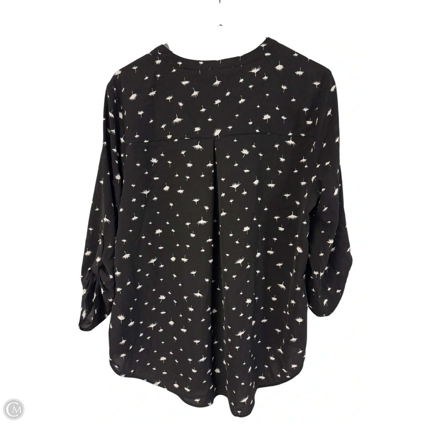 Top 3/4 Sleeve By Daniel Rainn In Black, Size: Xl