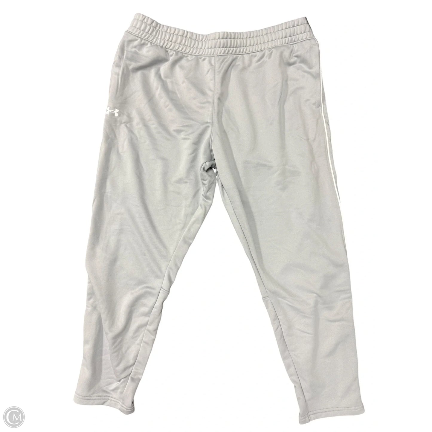 Athletic Pants By Under Armour In Grey, Size: Xl