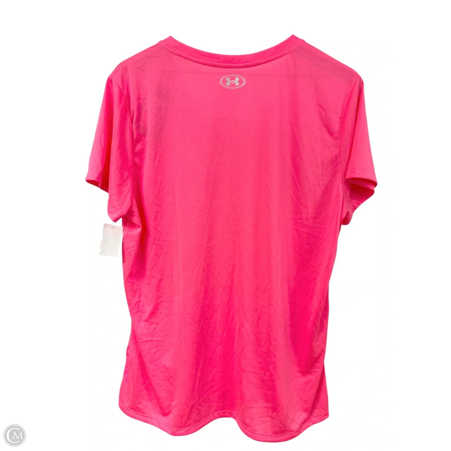 Athletic Top Short Sleeve By Under Armour In Pink, Size: 2x