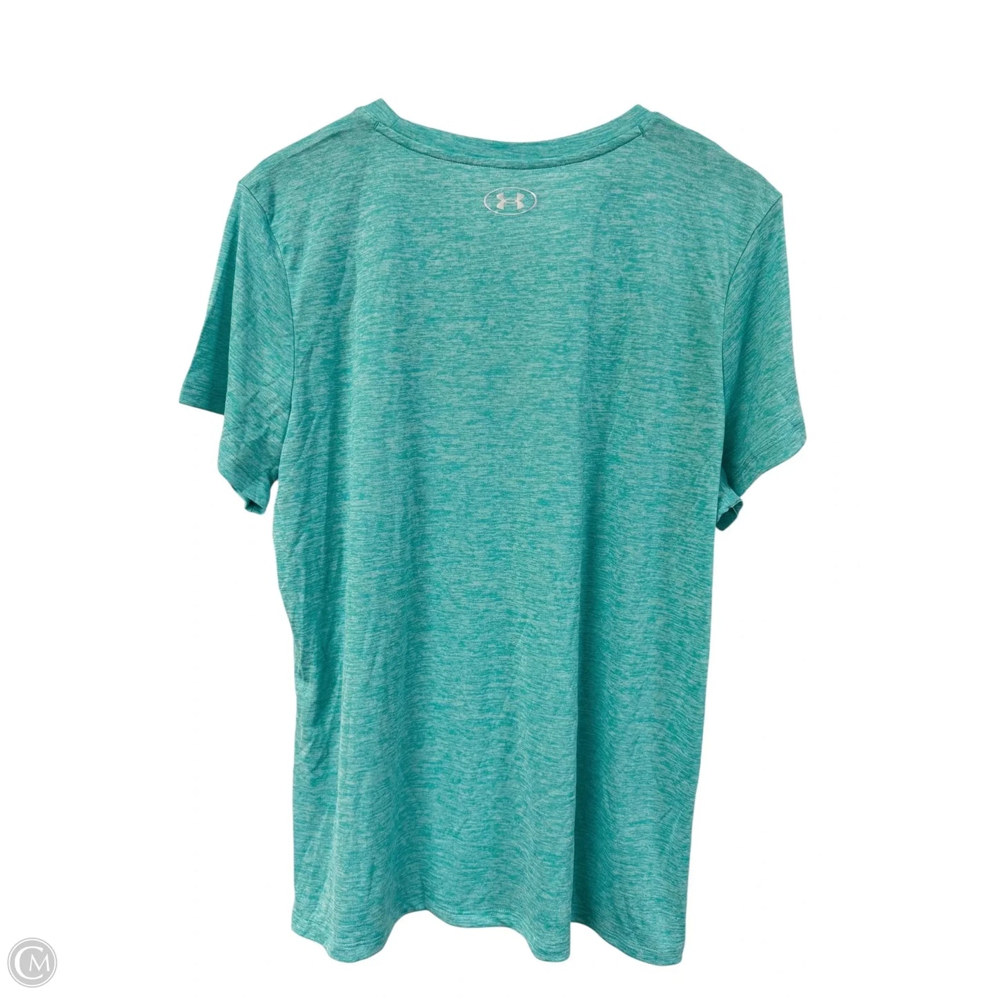 Athletic Top Short Sleeve By Under Armour In Green, Size: 2x