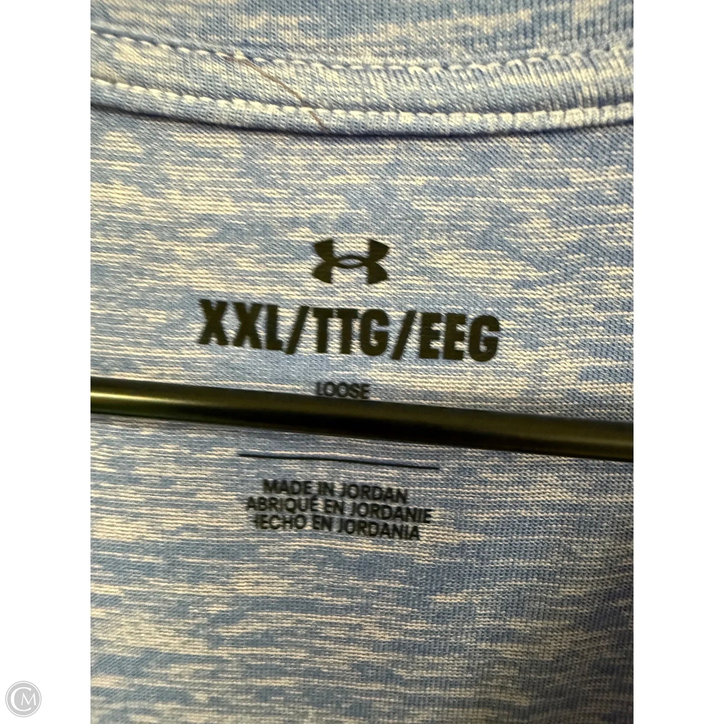 Athletic Top Short Sleeve By Under Armour In Purple, Size: Xxl