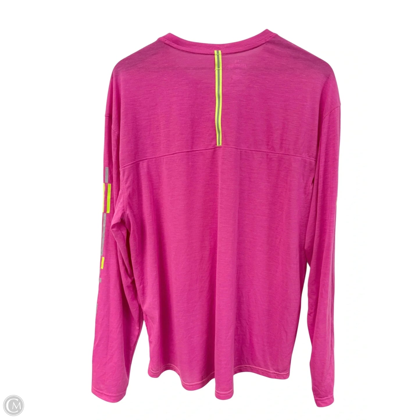 Athletic Top Long Sleeve Crewneck By Under Armour In Pink, Size: Xxl