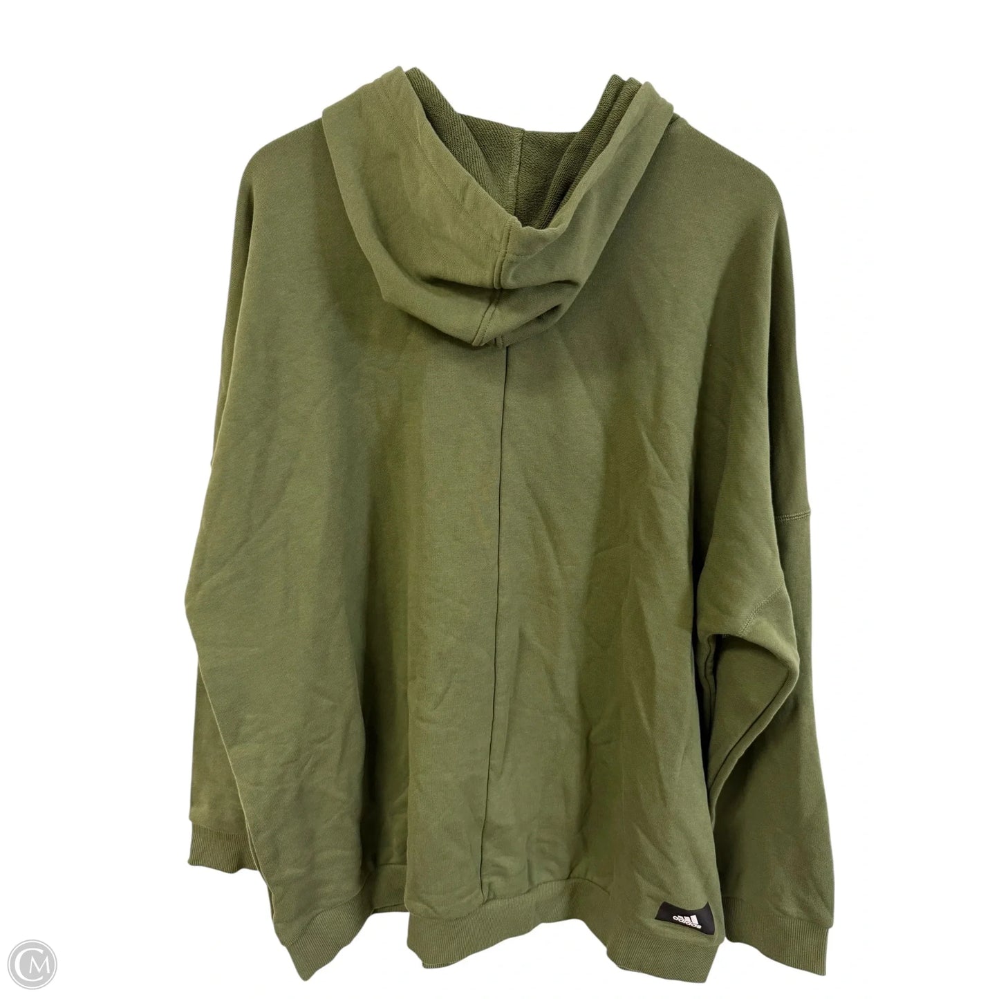 Sweatshirt Hoodie By Adidas In Green, Size: Xl