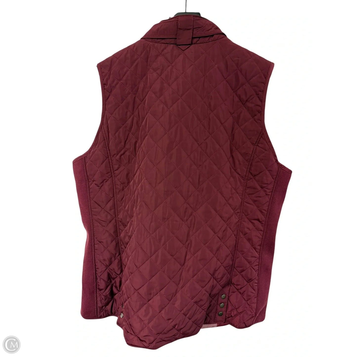 Vest Puffer & Quilted By Market & Spruce In Maroon, Size: Xxl
