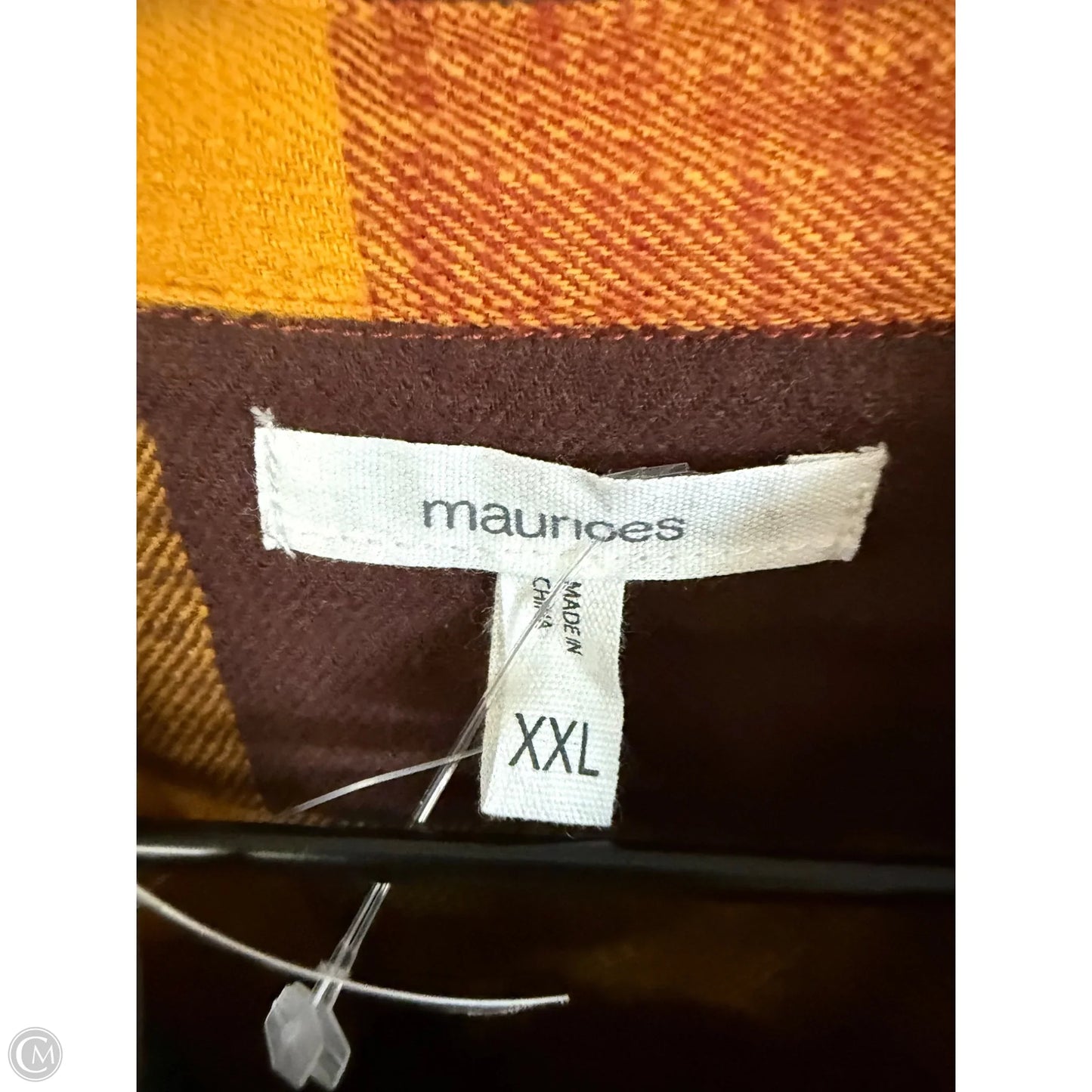 Blouse Long Sleeve By Maurices In Multi-colored, Size: Xxl