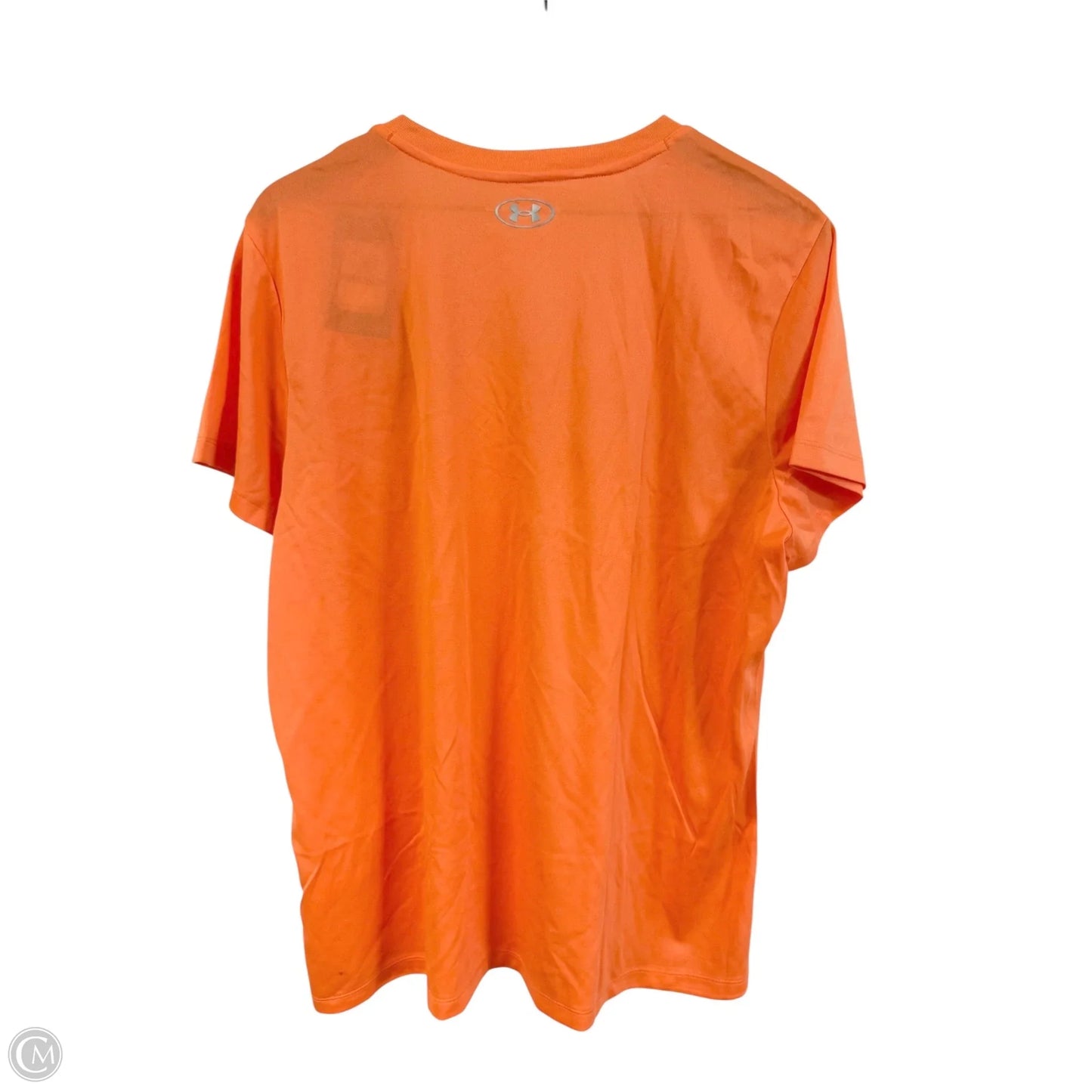 Athletic Top Short Sleeve By Under Armour In Orange, Size: Xxl