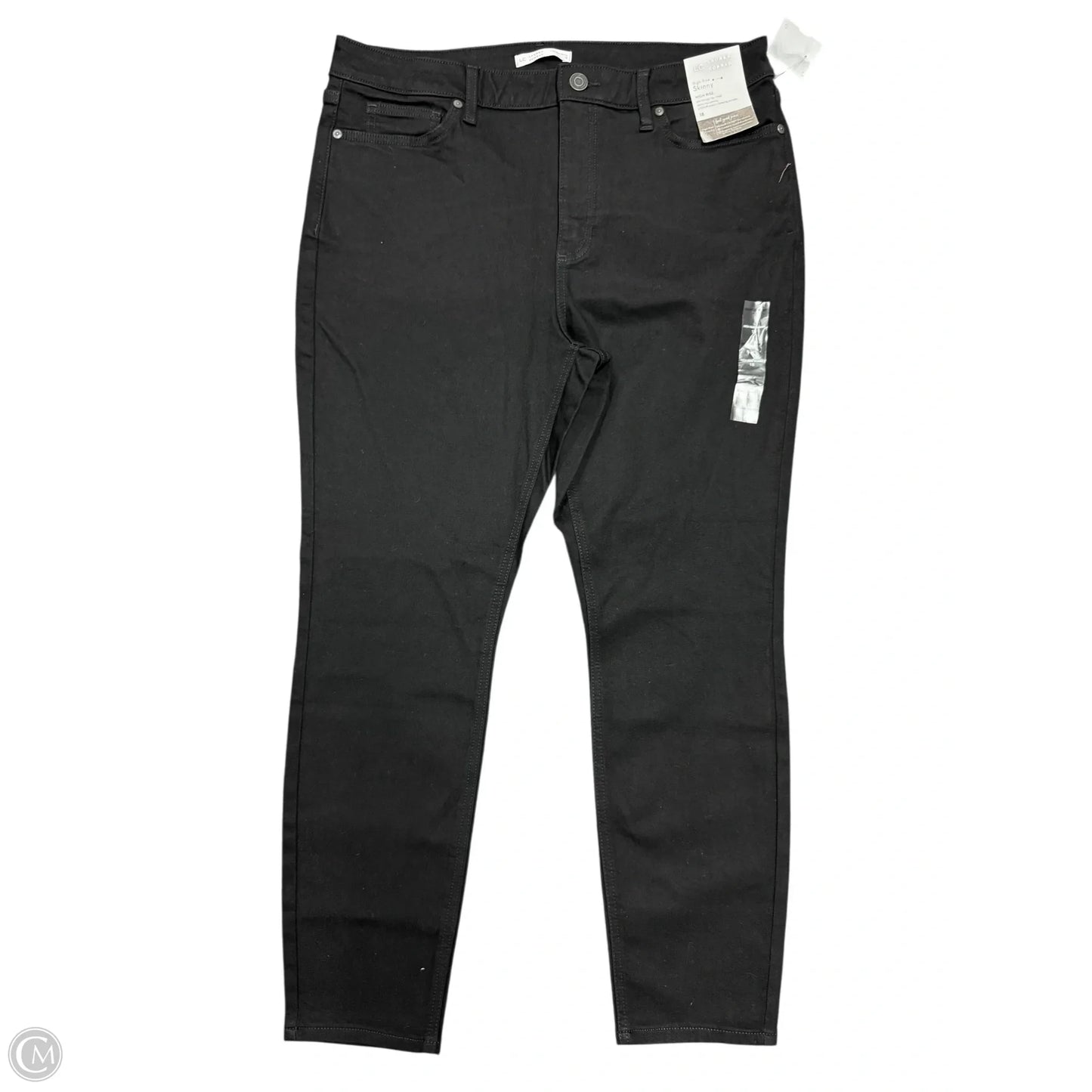 Jeans Skinny By Lc Lauren Conrad In Black Denim, Size: 18