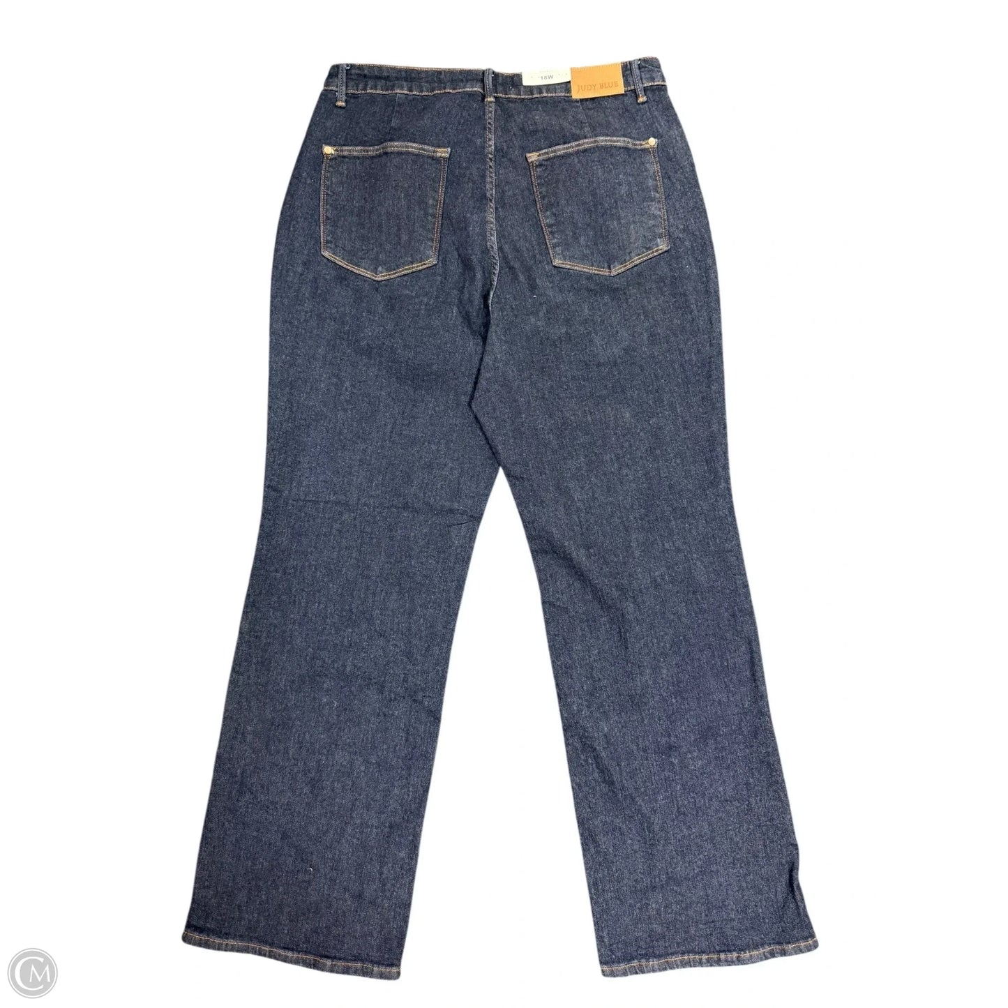 Jeans Wide Leg By Judy Blue In Blue Denim, Size: 18