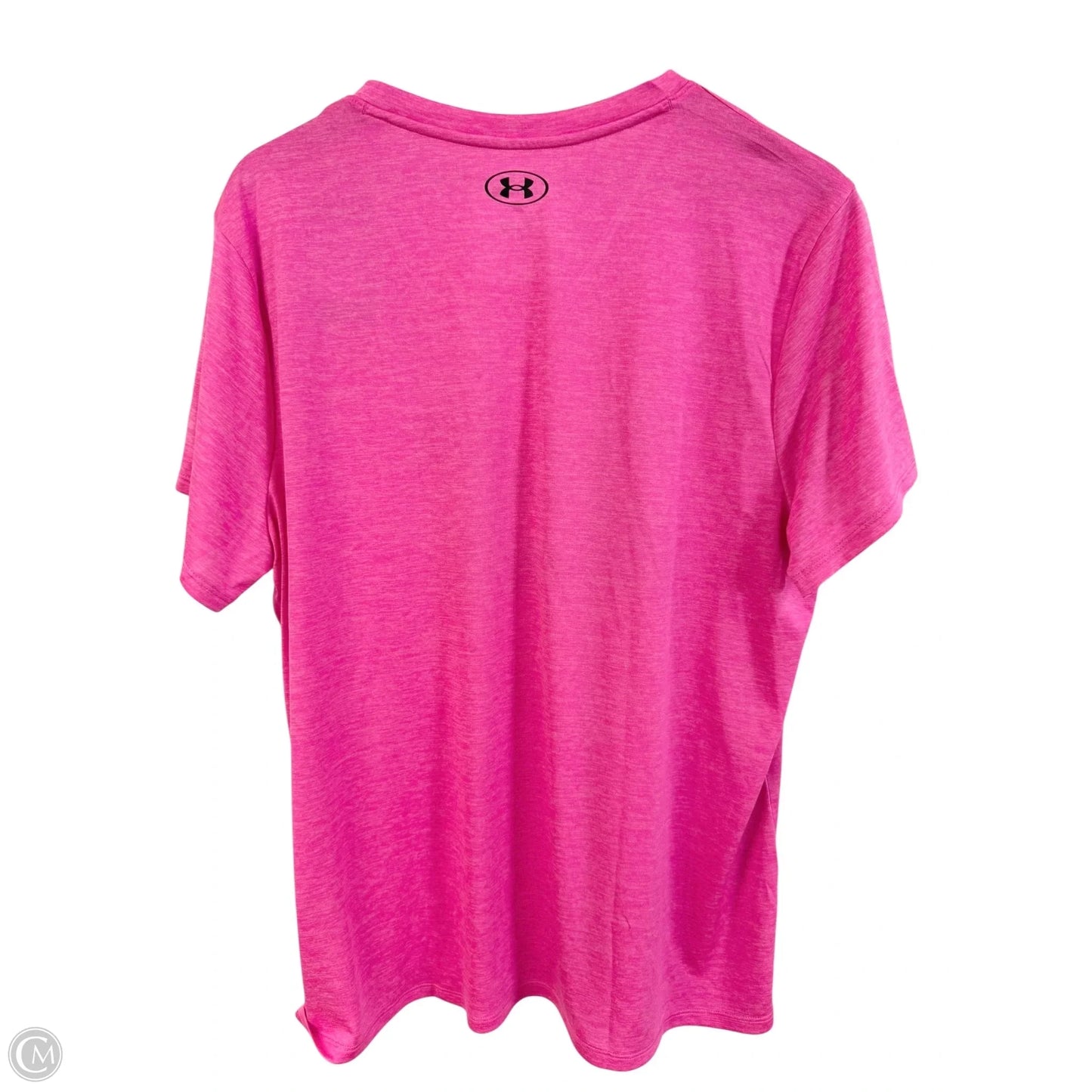 Athletic Top Short Sleeve By Under Armour In Pink, Size: 2x