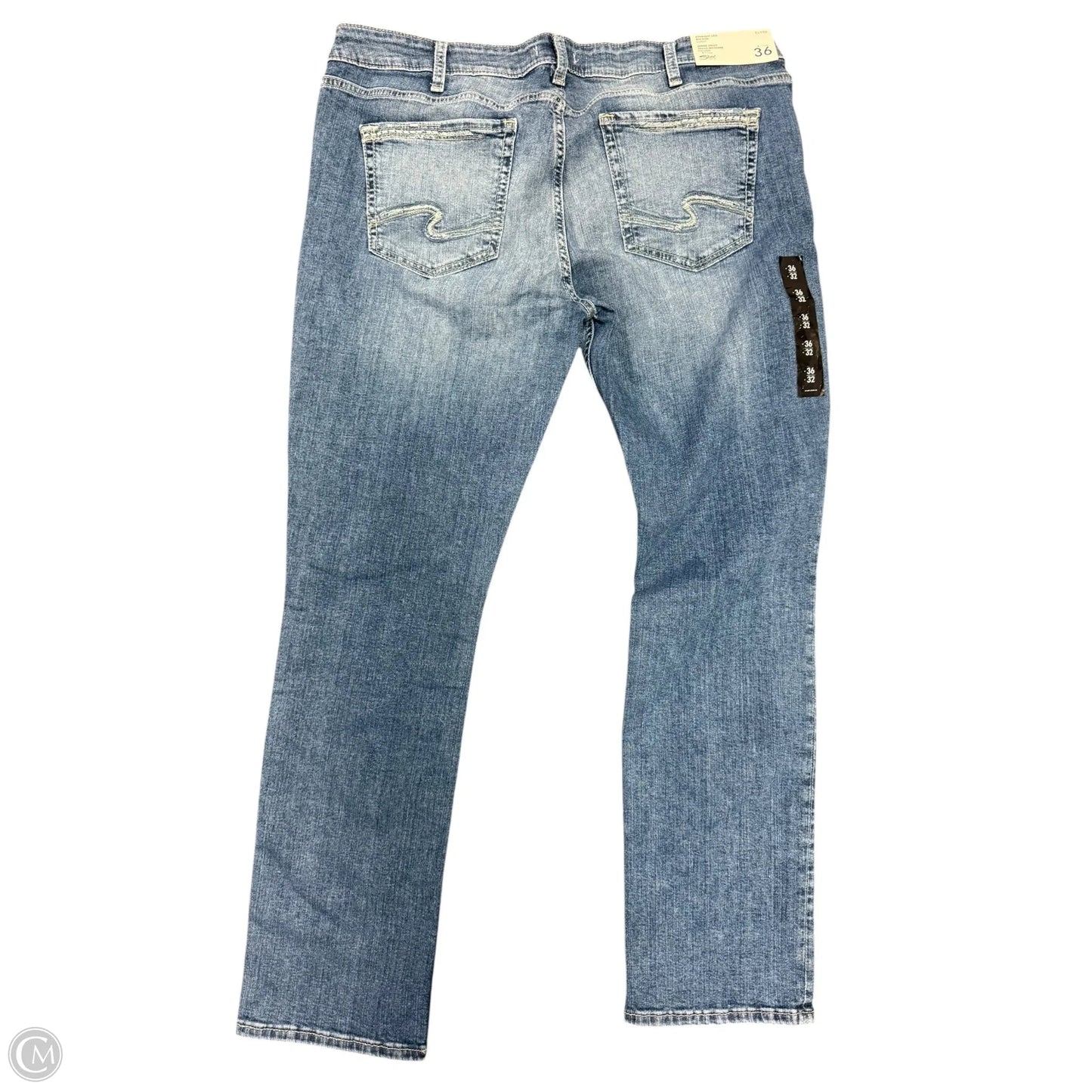 Jeans Straight By Silver In Blue Denim, Size: 20