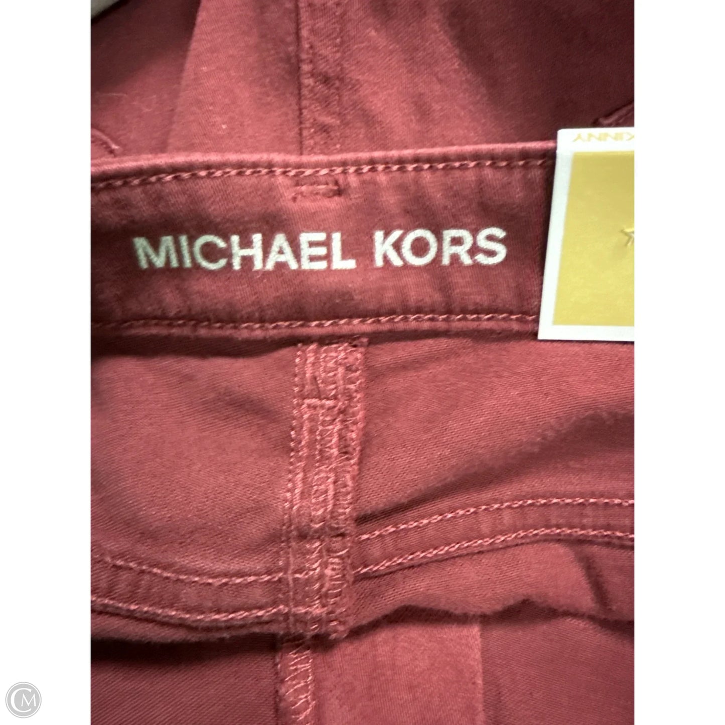 Pants Designer By Michael Kors In Maroon, Size: 16