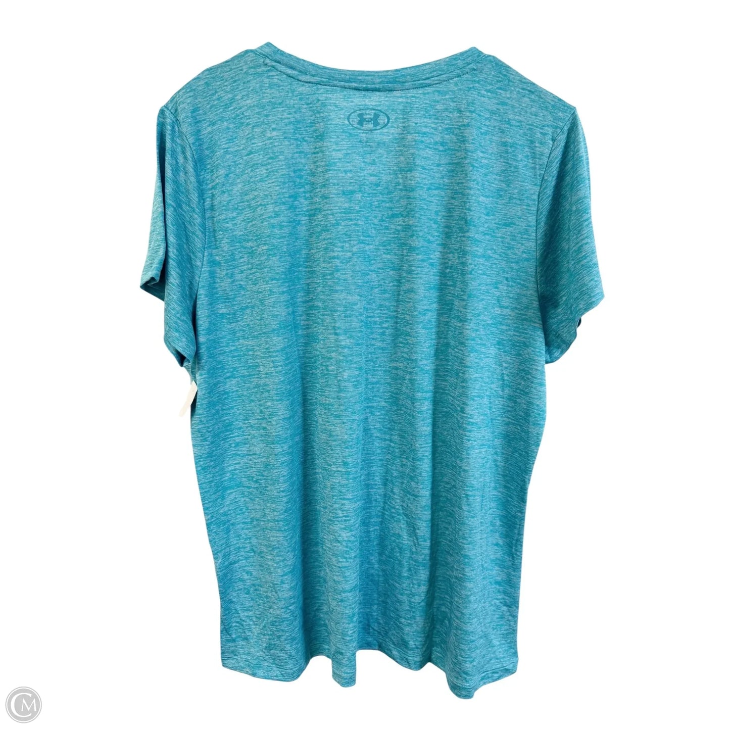 Athletic Top Short Sleeve By Under Armour In Blue, Size: Xxl