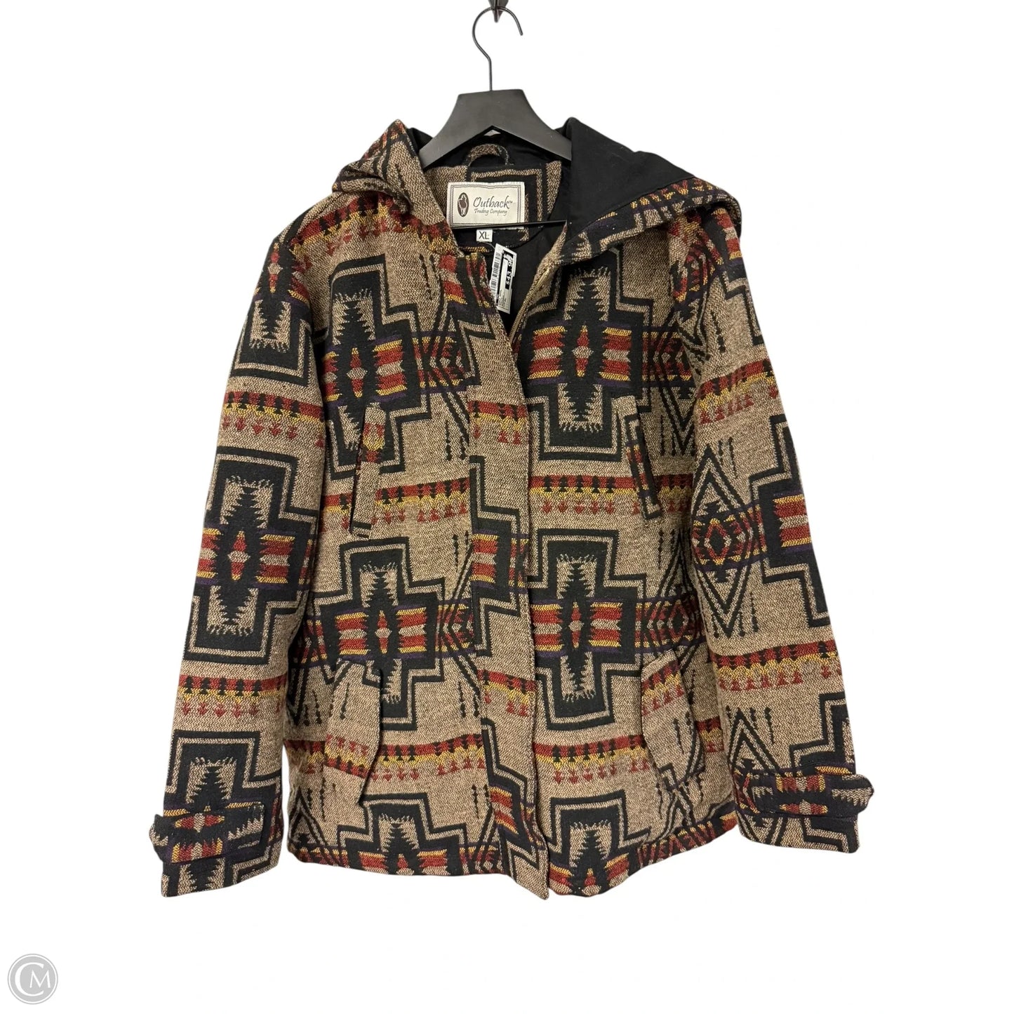 Coat Wool By Cmc In Multi-colored, Size: Xl
