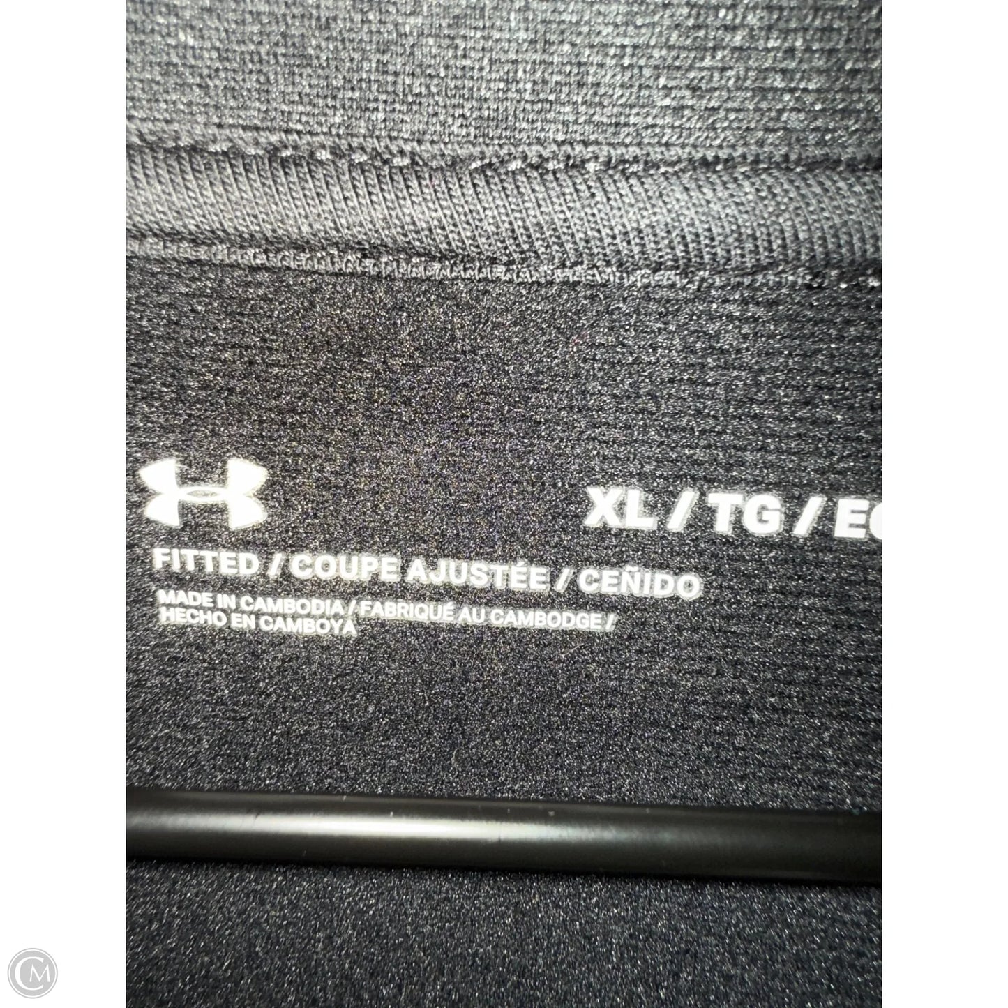 Athletic Jacket By Under Armour In Black, Size: Xl