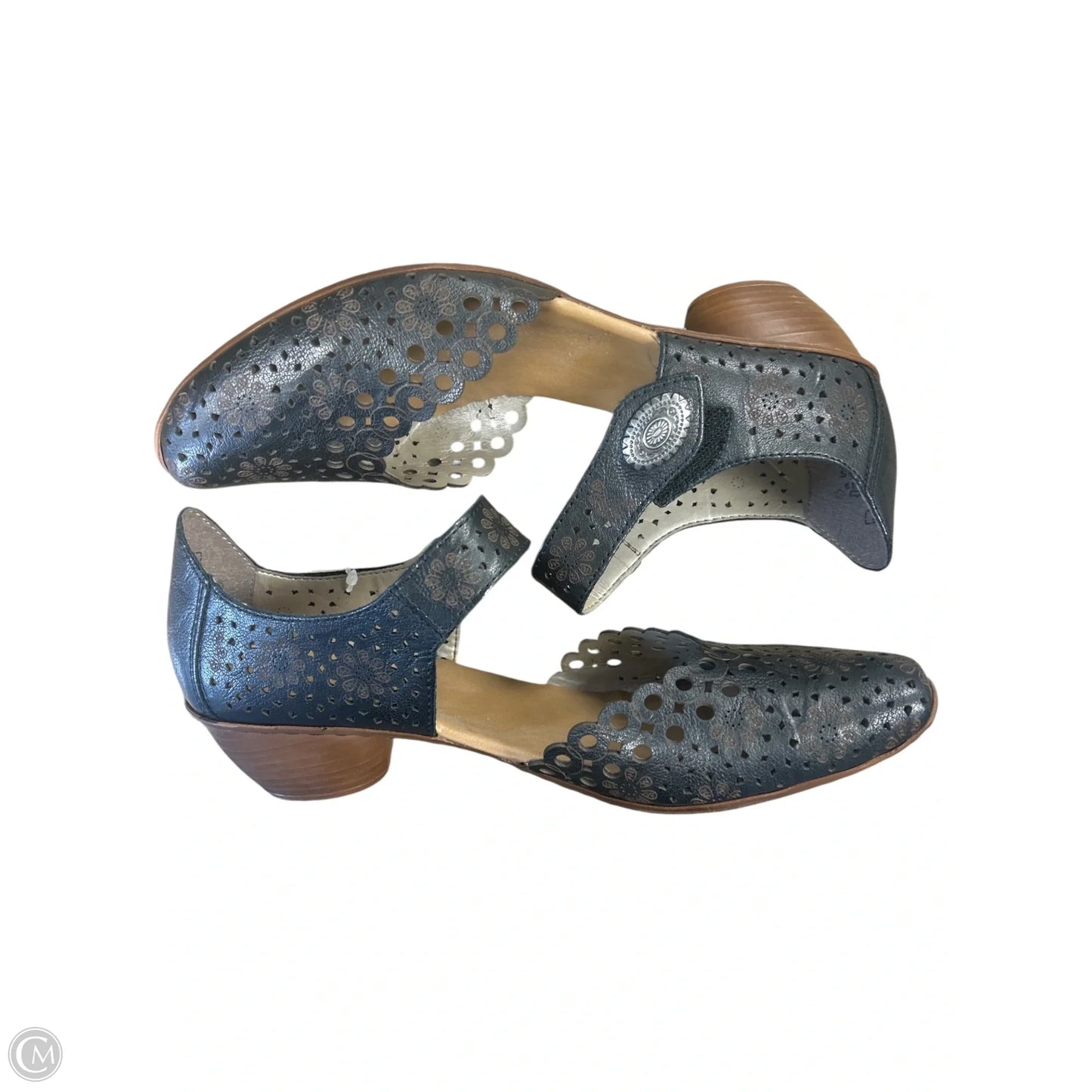 Shoes Heels Kitten By Riekers In Black, Size: 10.5