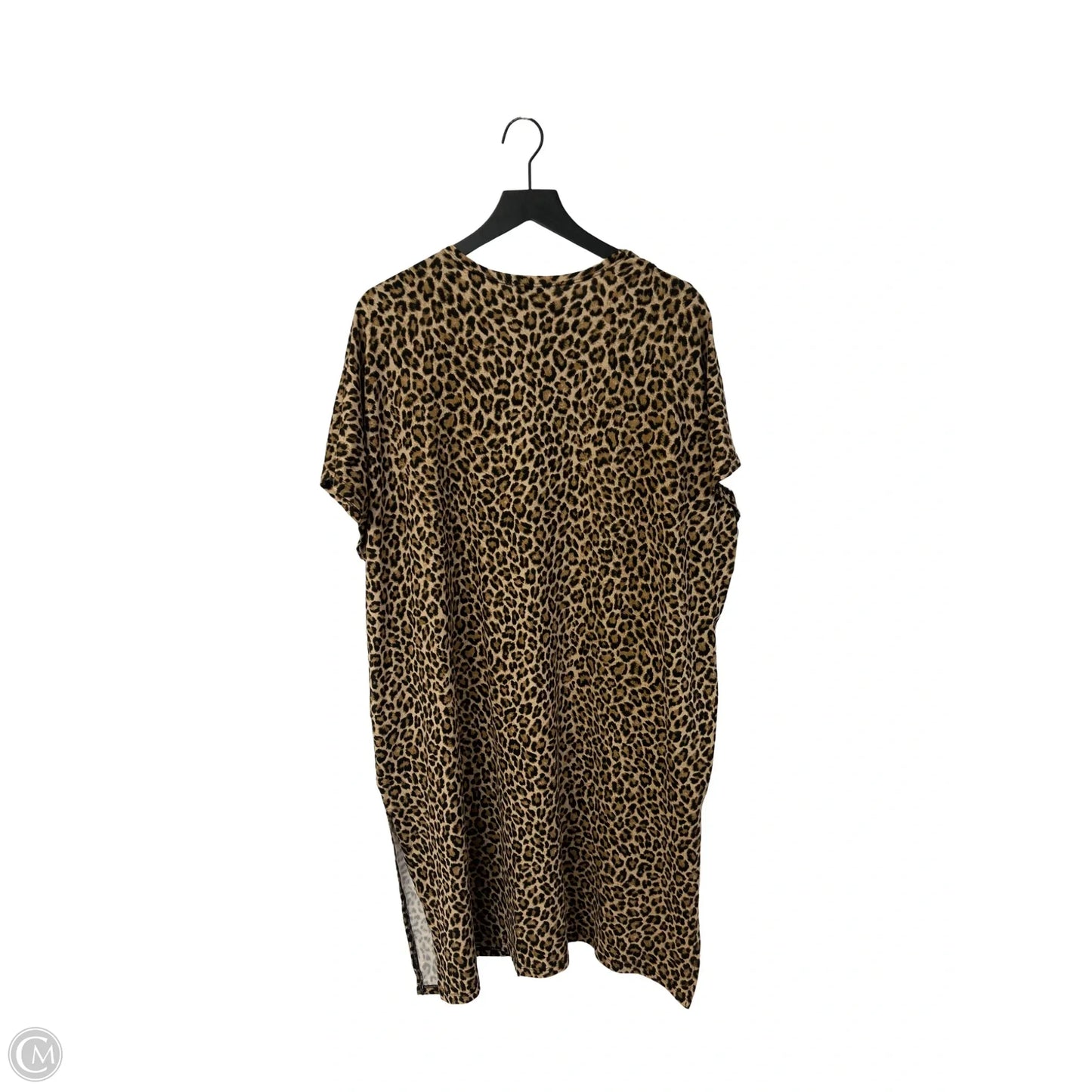 Cardigan By Texas True Threads In Animal Print, Size: L