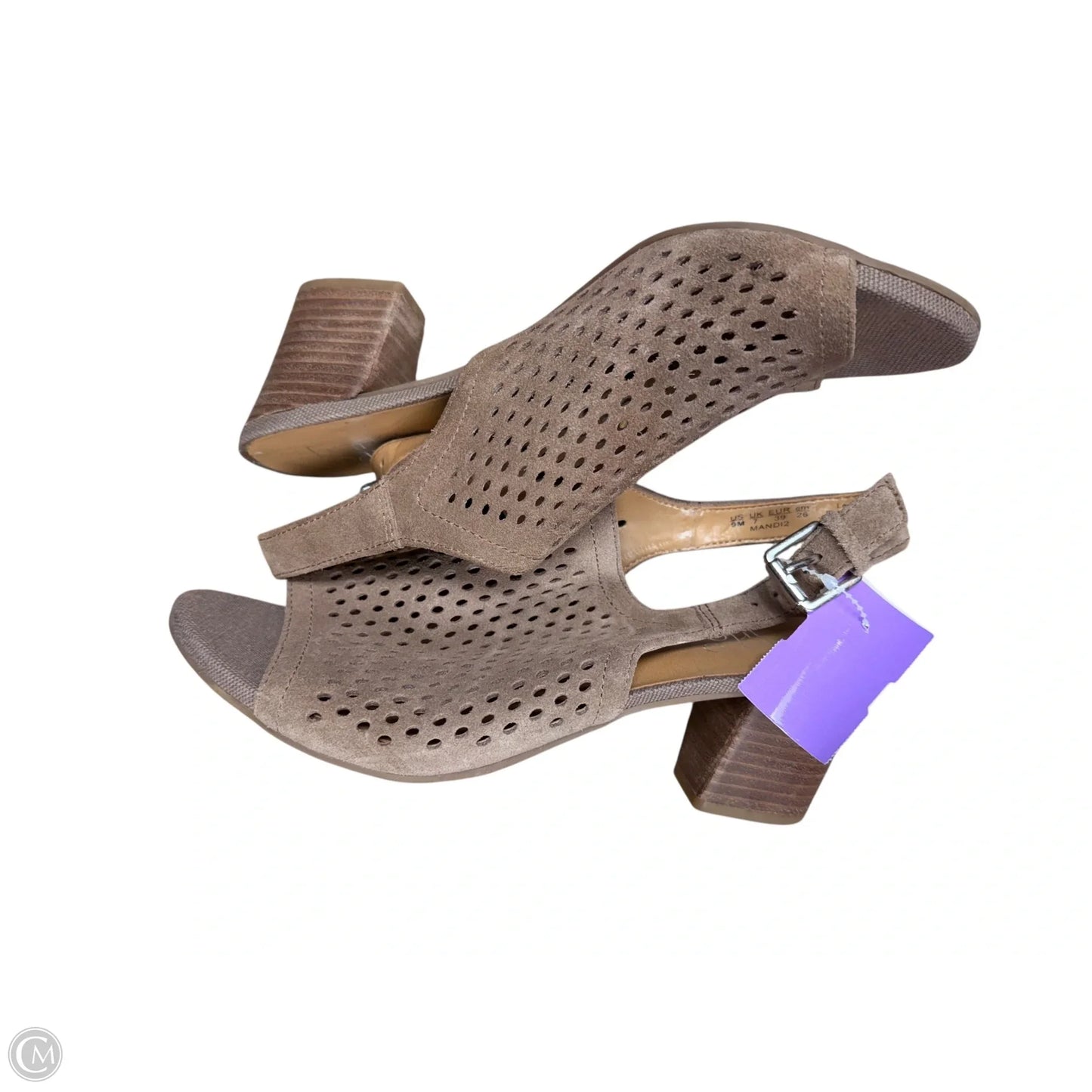 Shoes Heels Block By Franco Sarto In Tan, Size: 9