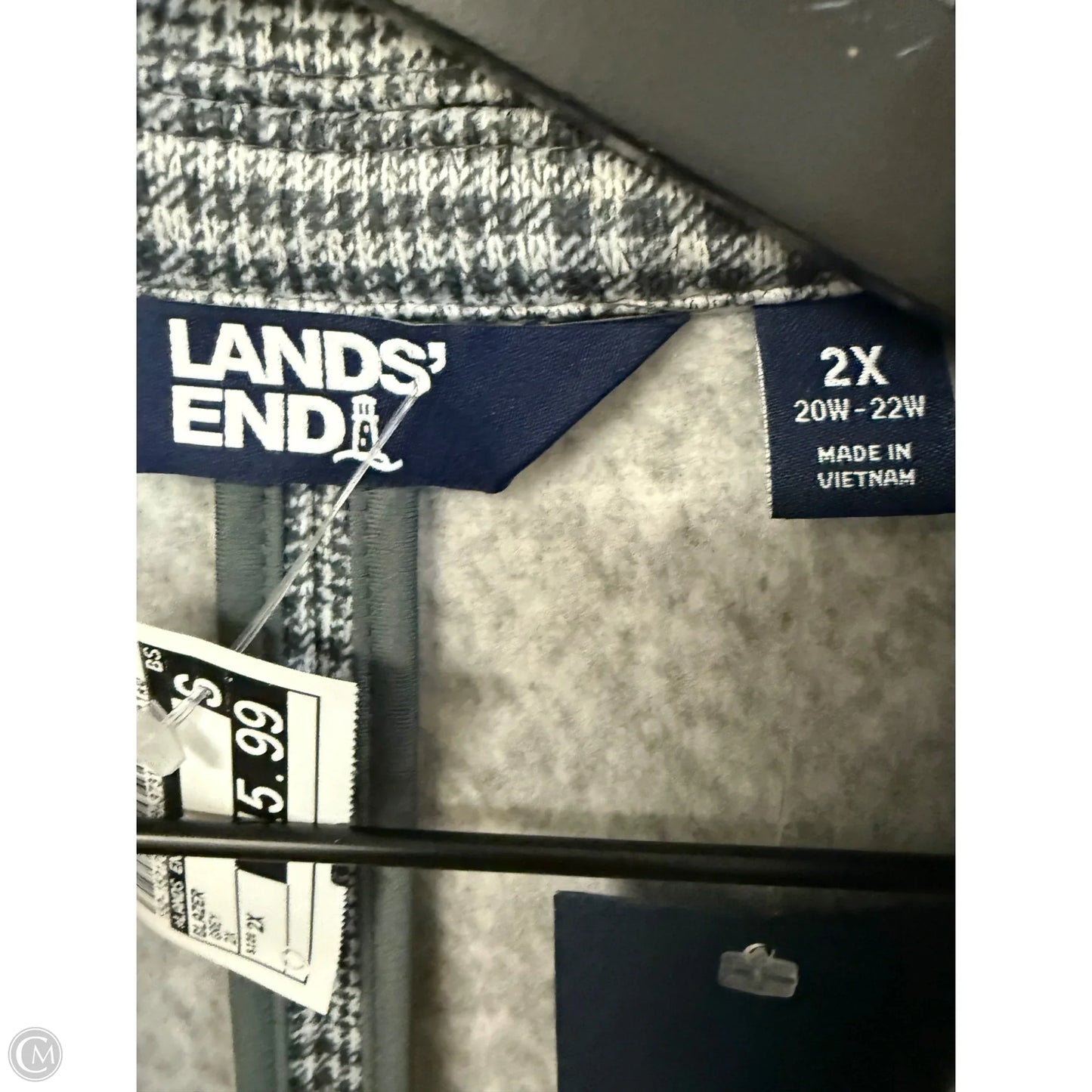 Blazer By Lands End In Grey, Size: 2x