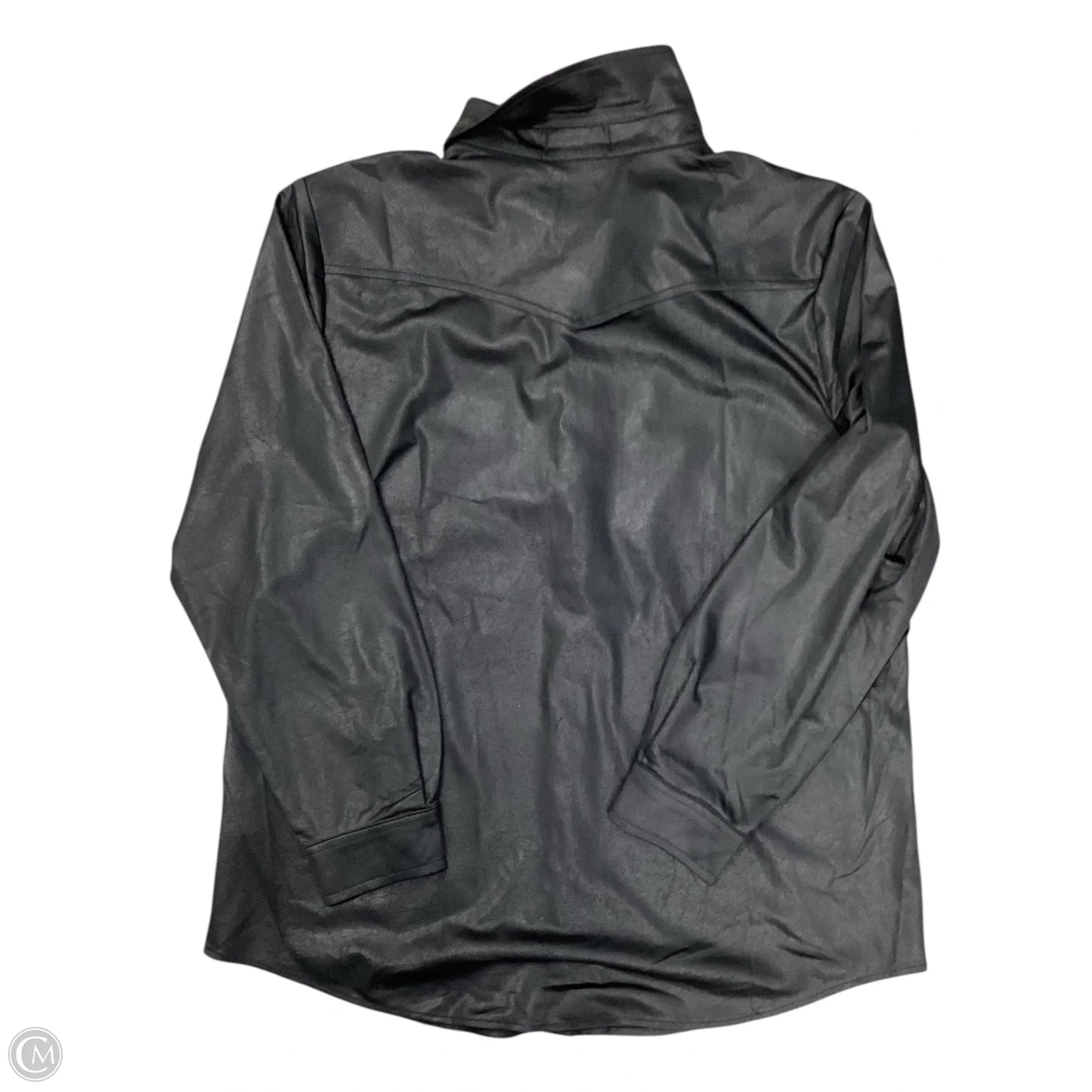 Top Long Sleeve By Cmc In Black, Size: L