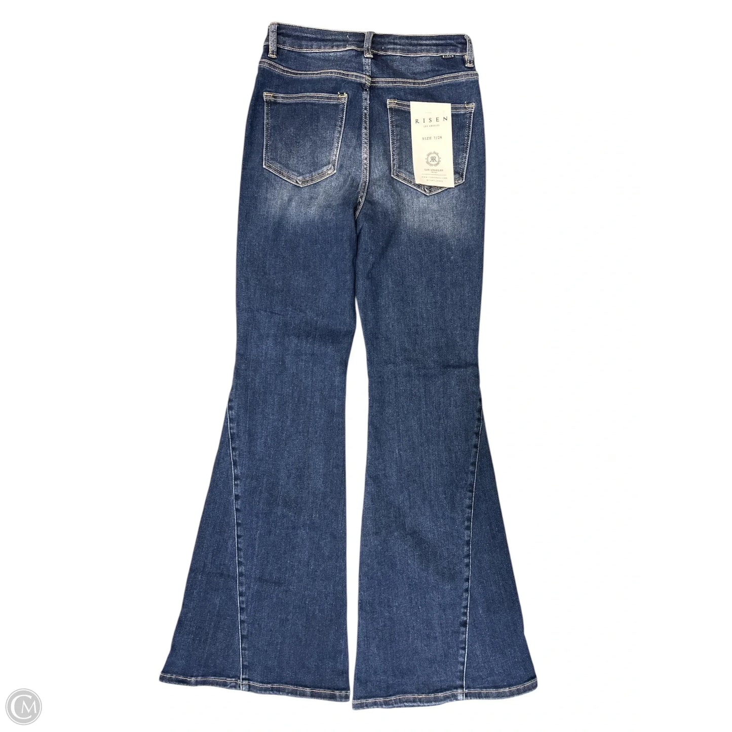 Jeans Flared By Risen In Blue Denim, Size: 6
