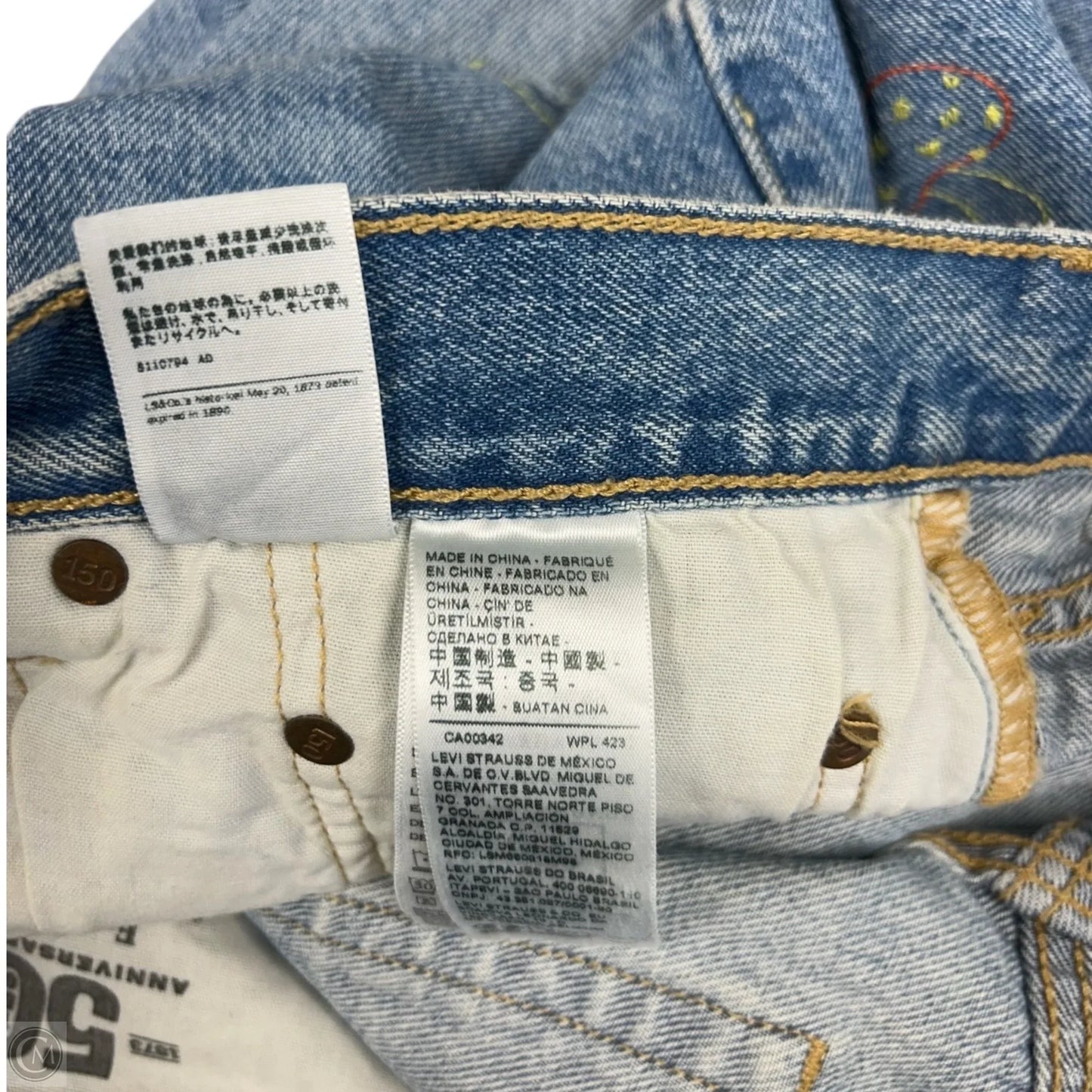 Shorts By Levis In Blue Denim, Size: 4