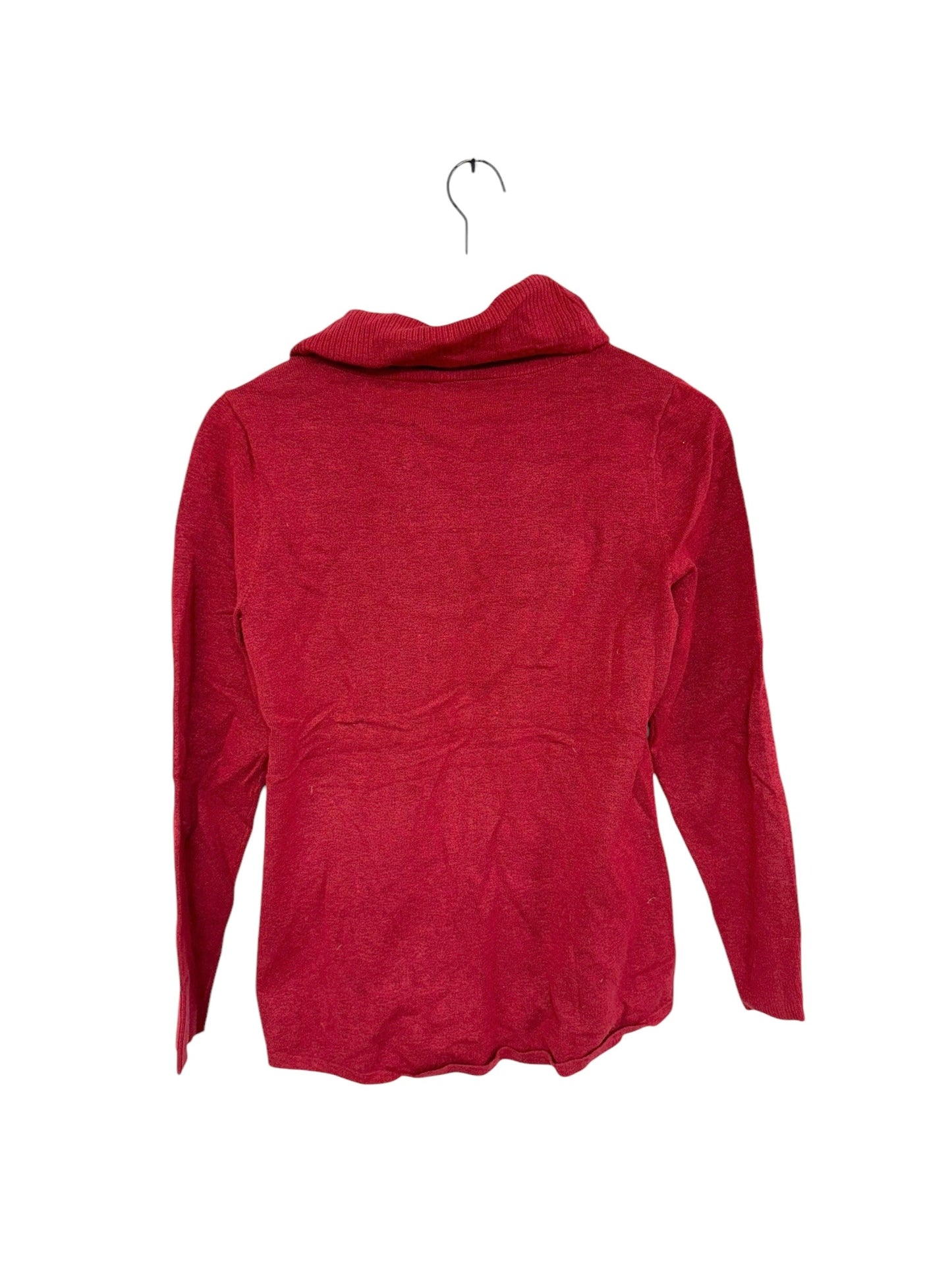 Sweater By Chicos In Red, Size: S