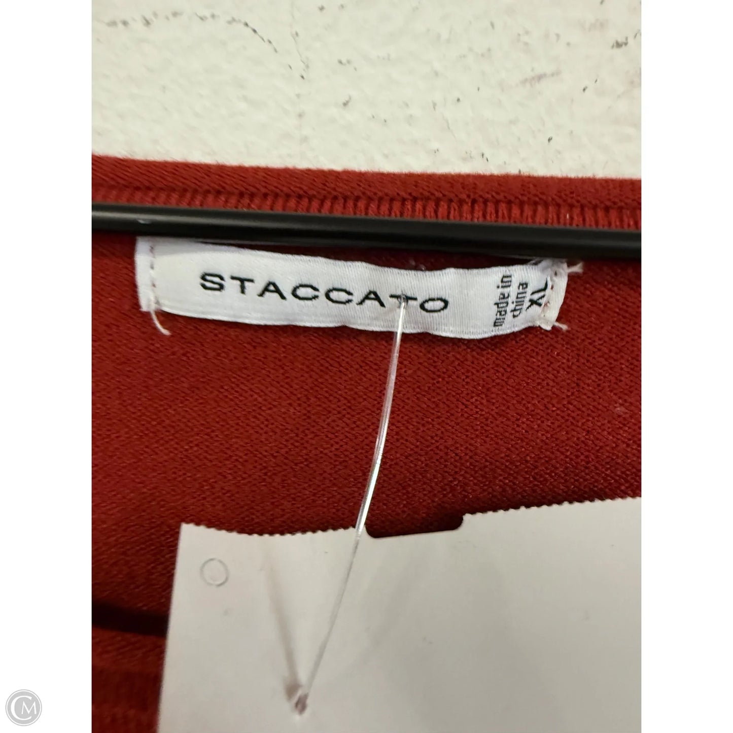 Sweater By Staccato In Orange, Size: Xl