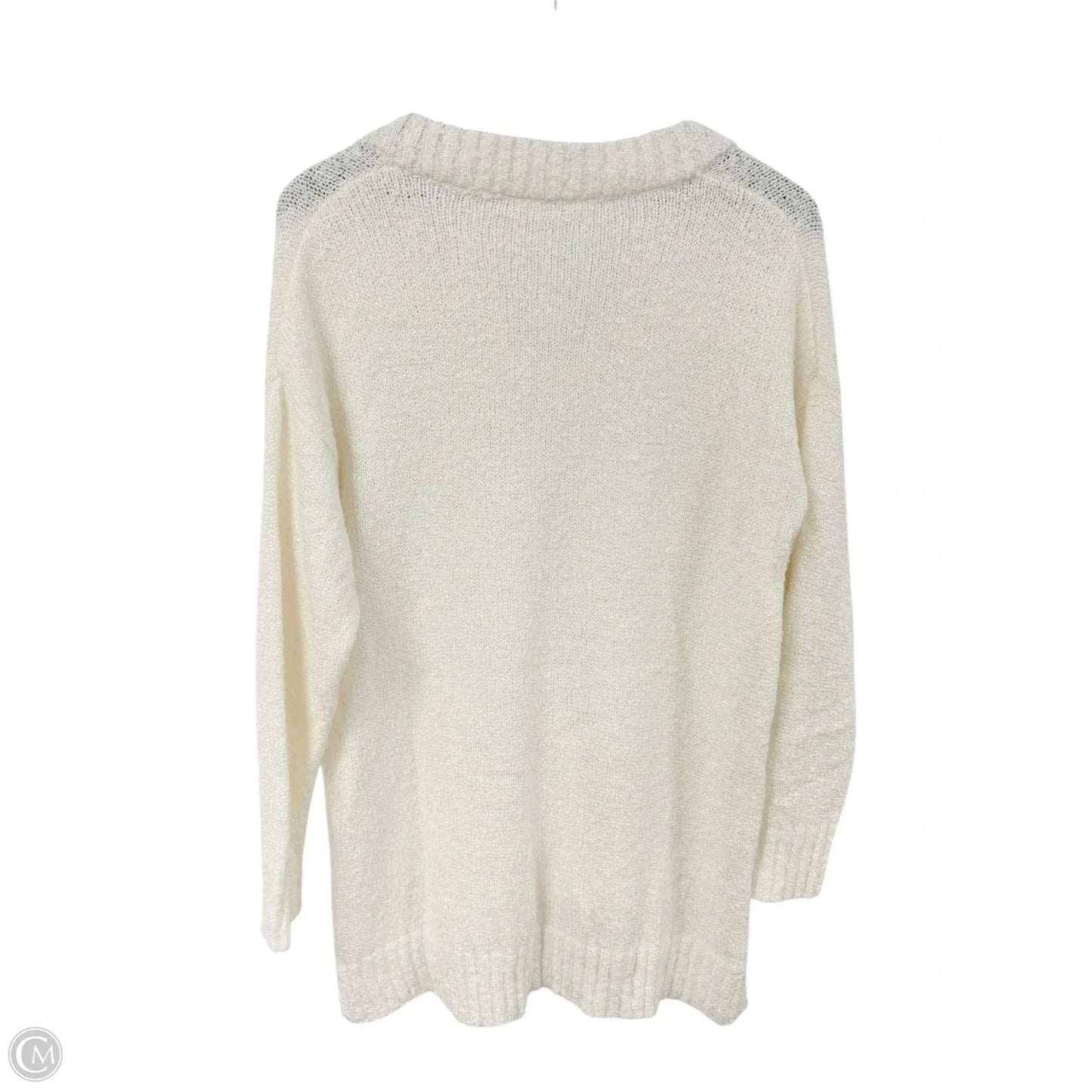 Sweater By Time And Tru In Ivory, Size: M