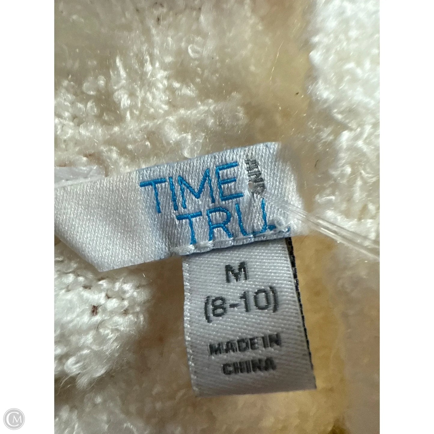 Sweater By Time And Tru In Ivory, Size: M