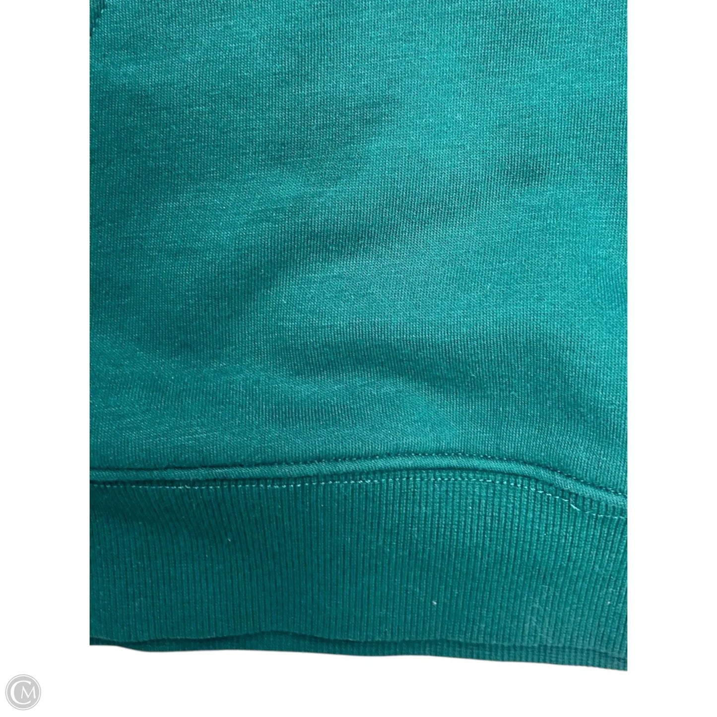 Sweatshirt Hoodie By New Balance In Green, Size: S