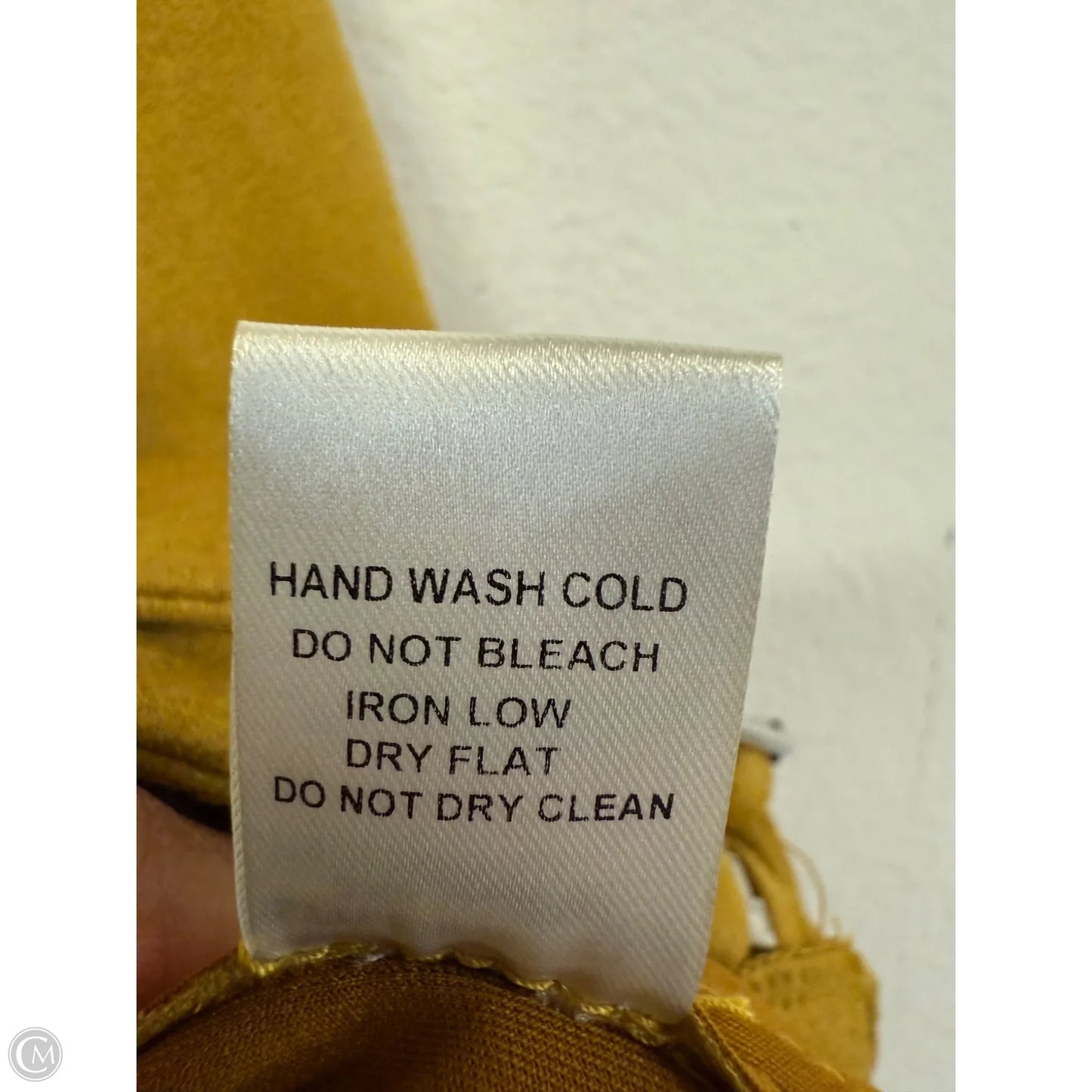 Jacket Moto By Clothes Mentor In Yellow, Size: L