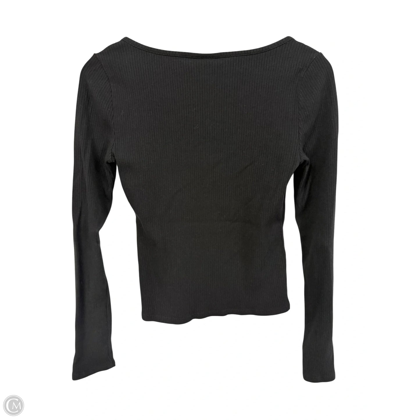Top Long Sleeve Basic By Ana In Black, Size: S