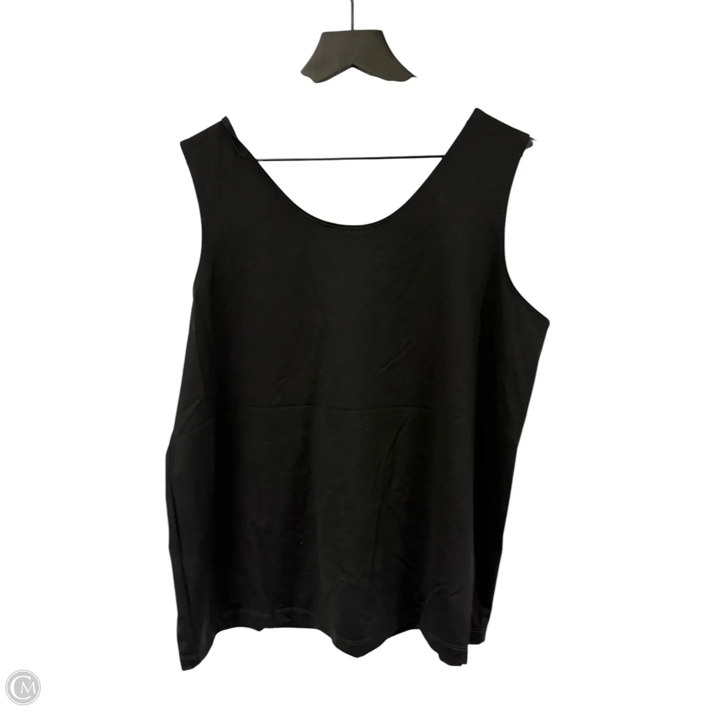Top Sleeveless Basic By Chicos In Black, Size: Xl