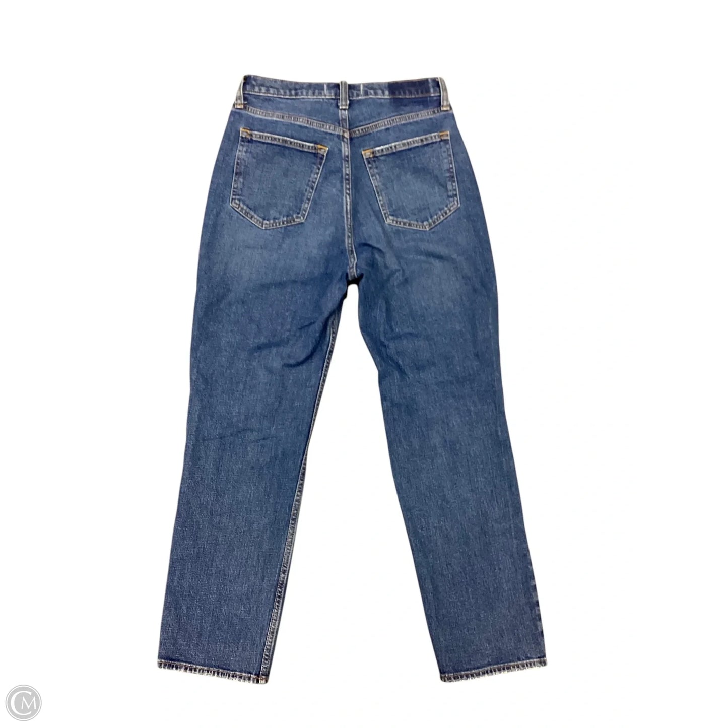 Jeans Straight By Abercrombie And Fitch In Blue Denim, Size: 4