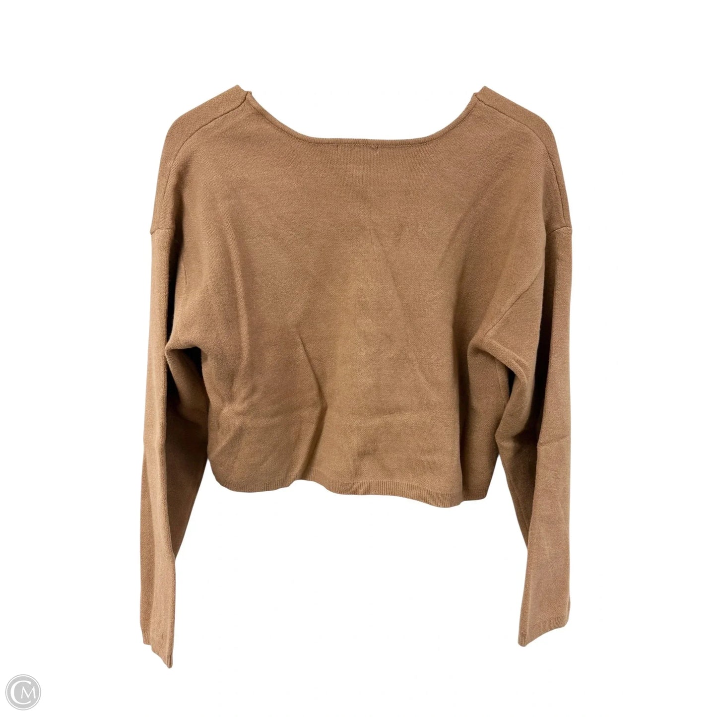 Sweater Cardigan By Z Supply In Brown, Size: L
