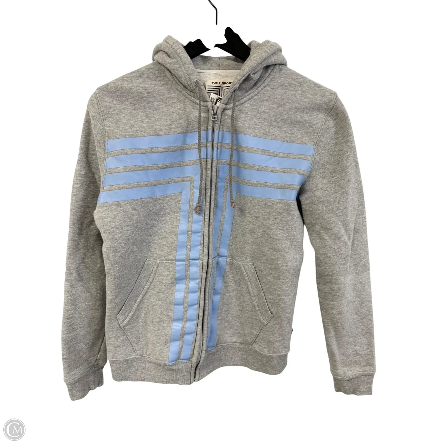 Sweatshirt Designer By Tory Burch In Grey, Size: L