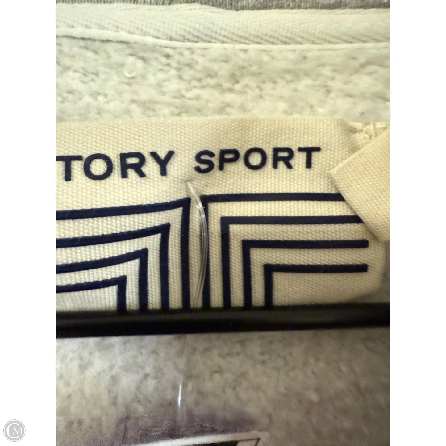 Sweatshirt Designer By Tory Burch In Grey, Size: L